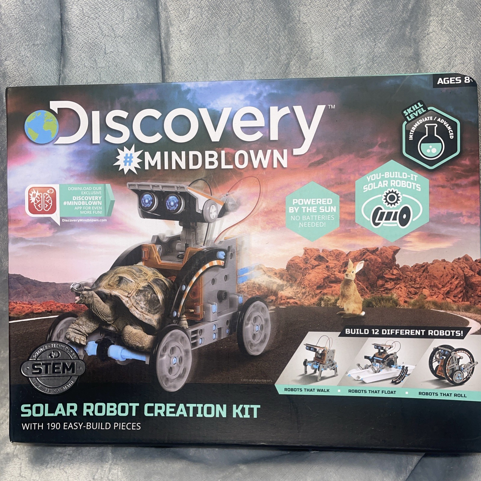 DISCOVERY MINDBLOWN SOLAR ROBOT  Kit - DIY (STEM)  Moving Parts Kit NEW