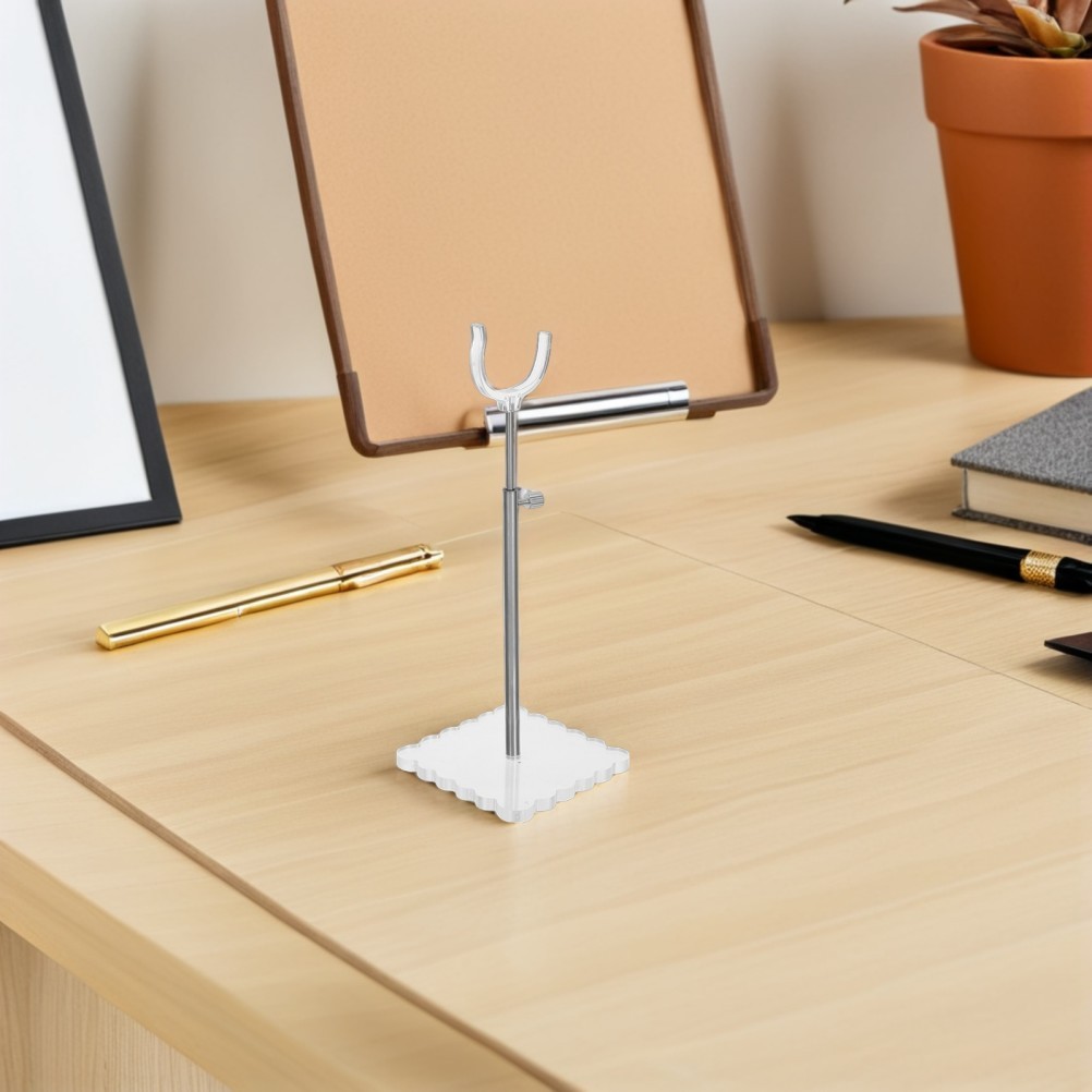Adjustable Display Stands for Collectibles Acrylic Vertical Base