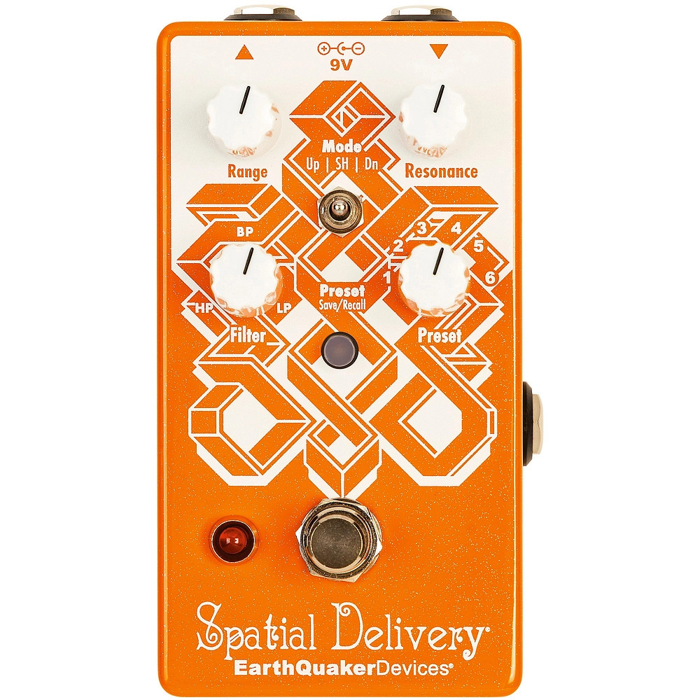 EarthQuaker Devices Spatial Delivery V3 Envelope Filter Pedal Orange and White