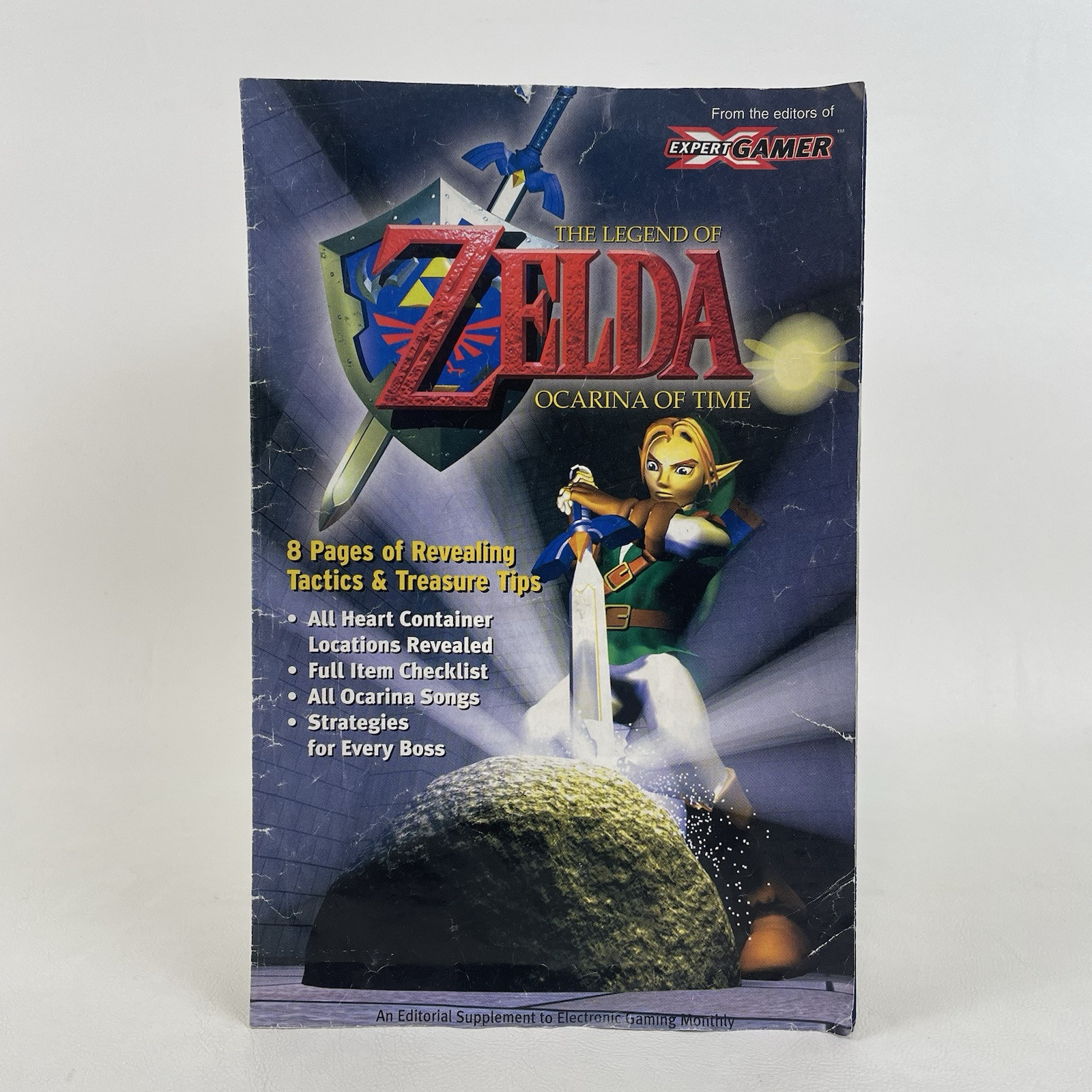 Expert Gamer Legend Of Zelda 8-Pages Of Tips & Tactics Booklet 1999 EGM
