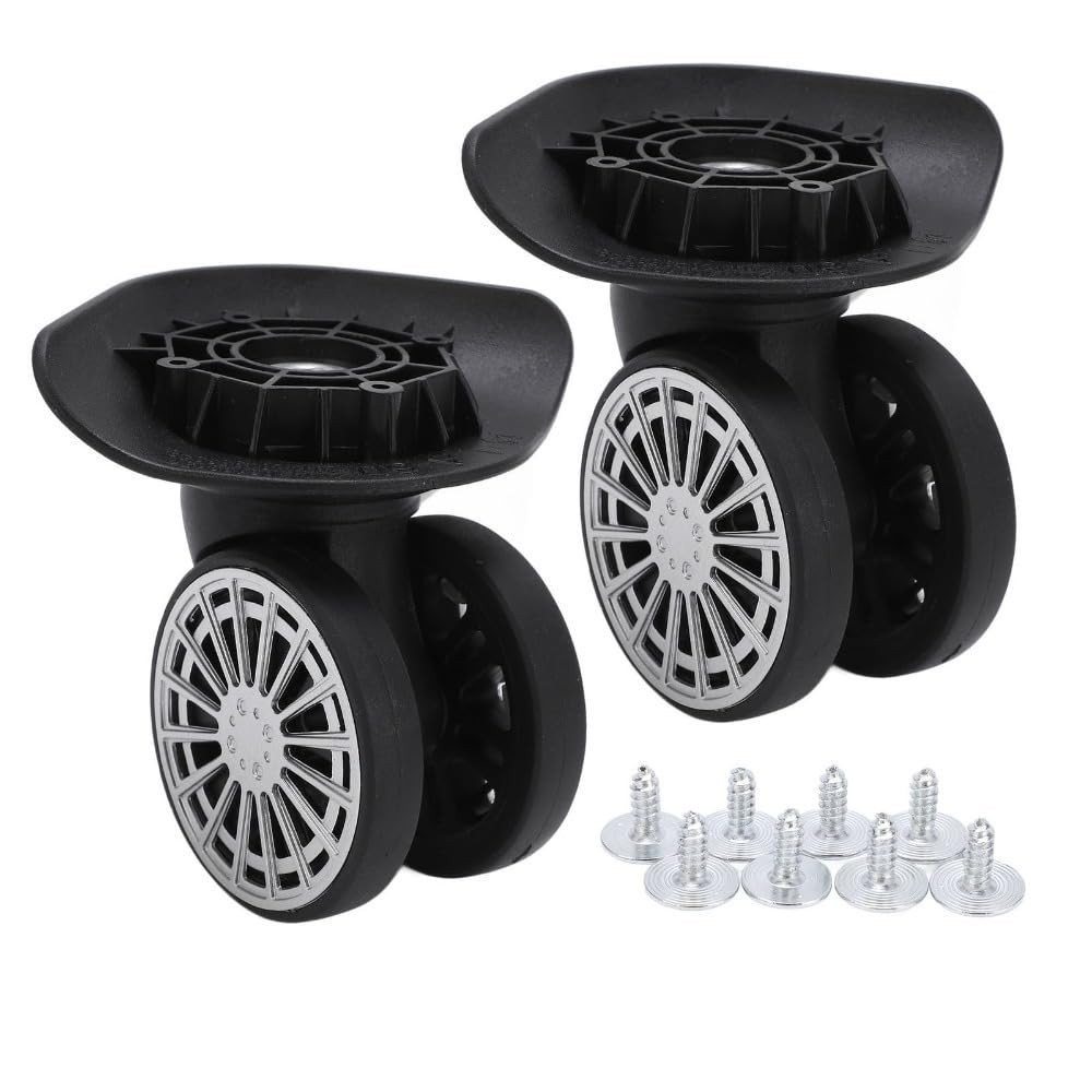 1 Pair Suitcase Luggage Wheel A60 Universal Swivel Casters Replacement for Suitc