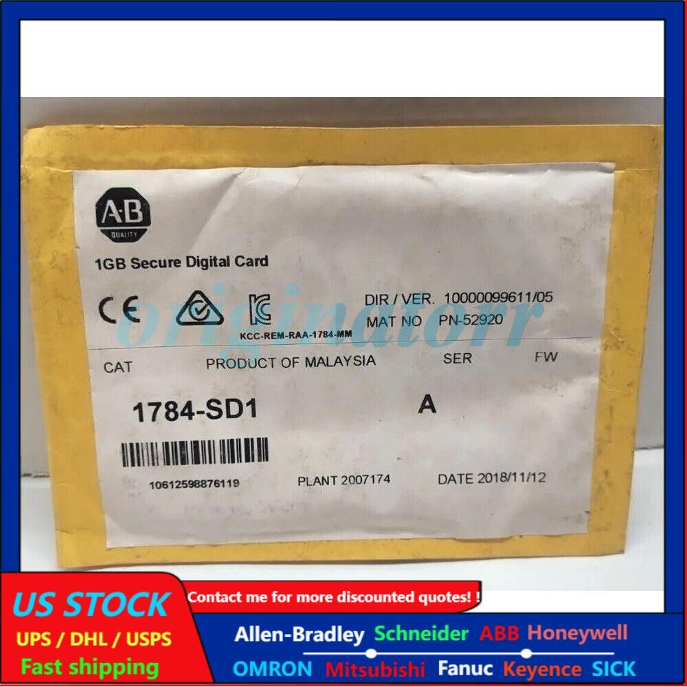 NEW Allen-Bradley 1784-SD1 Secure Digital Card 1784SD1 FREE SHIP