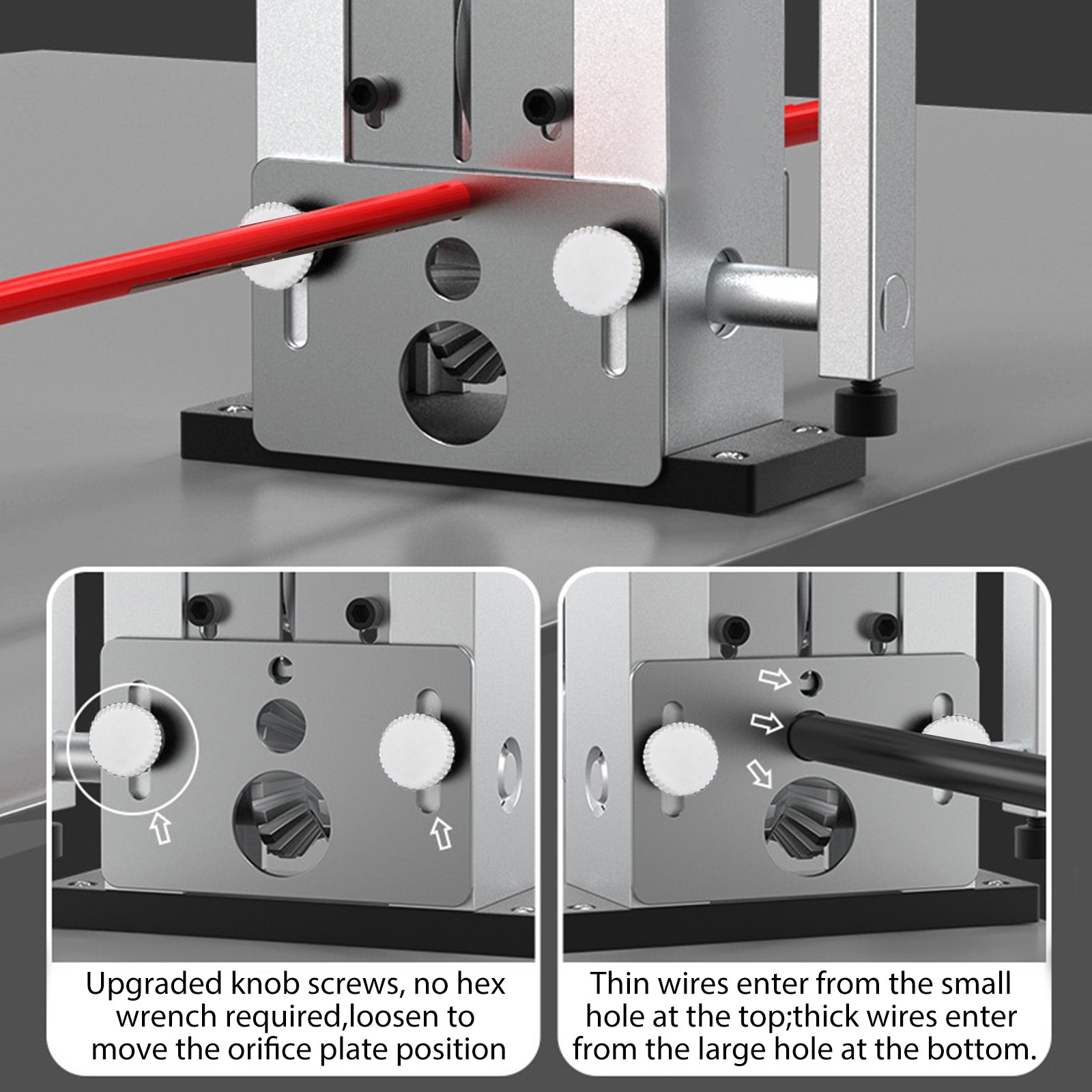 Manual Electric Wire Stripping Machine Portable Copper Cable Stripper 1mm-25mm