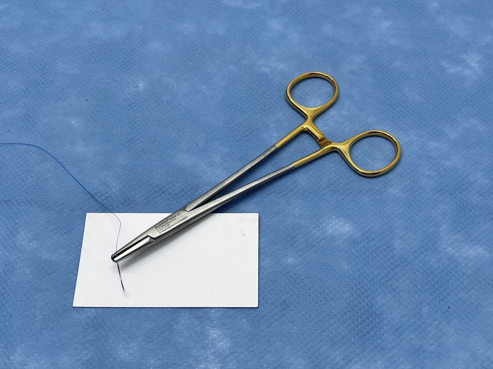 Symmetry 36-2016 Mayo Hegar Needle Holder, 6", Tungsten Carbide Jaws, Germany