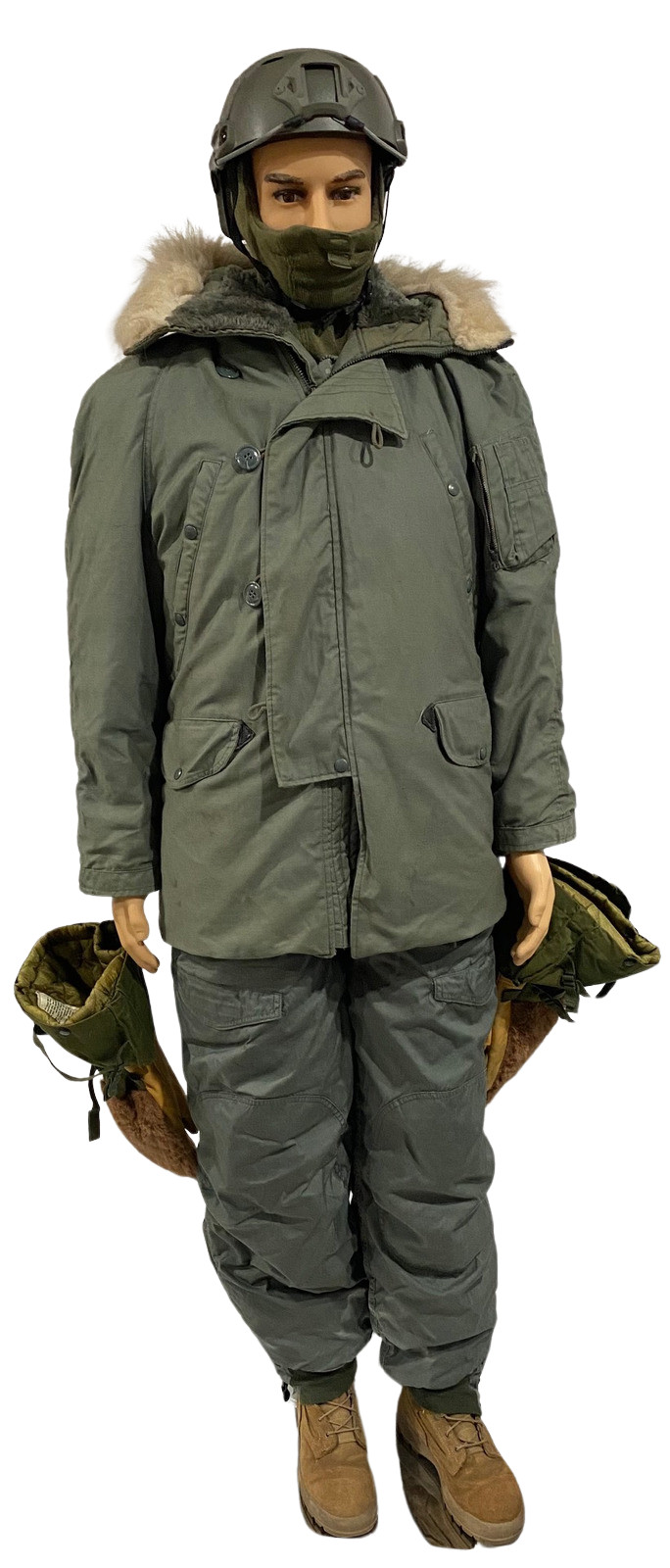 USGI Extreme Cold Weather Mitten Set OD Green Small