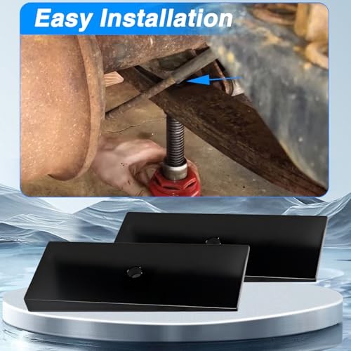 2 PCS 2" 4° Steel Leaf Spring Shims Angle Correction Universal Suspension Axle