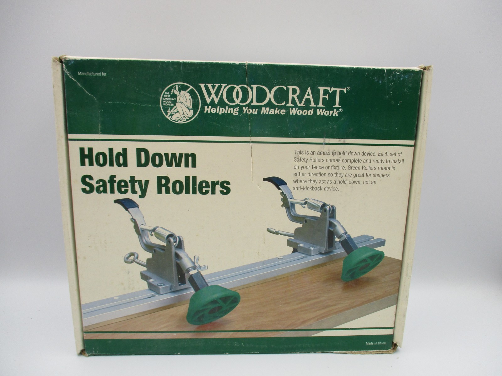 Wood Craft Hold Down Safety Rollers
