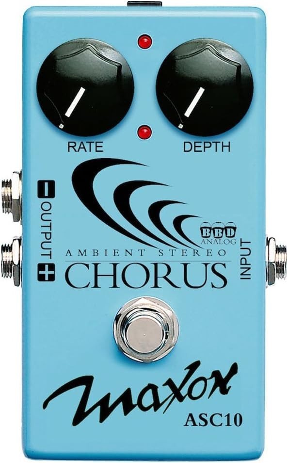 Maxon ASC10 Ambient Stereo Chorus Guitar Effects Pedal Made in Japan BBD Analog