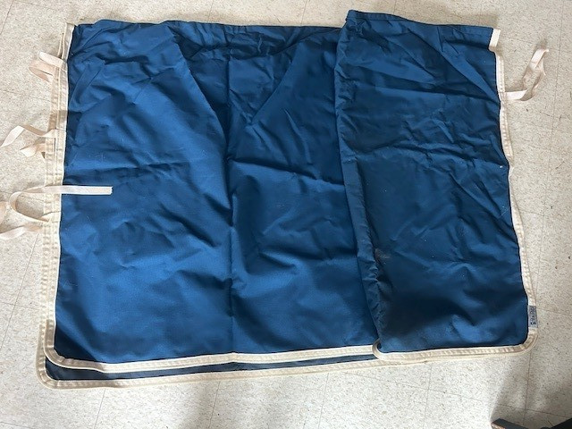 RAIN Cooler 84"x90"" Blue w/ Tan Trim *NEW Jack's Mfg. Inc. Made in USA