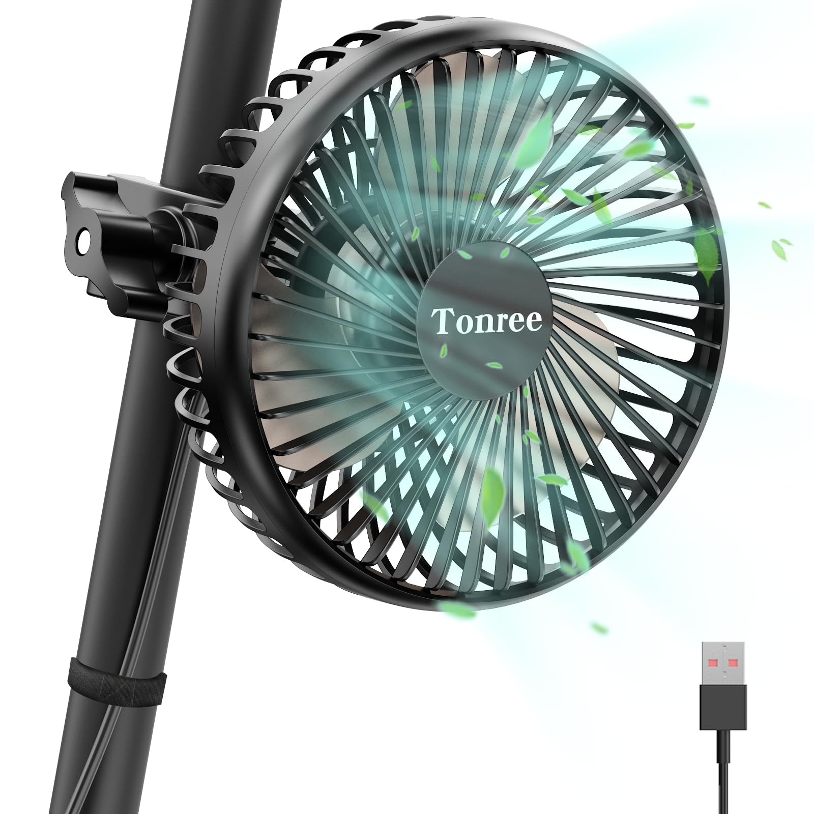 "5.5'' Clip Fan for Grow Tents  Strong Airflow, Low Noise, Easy Mounting"
