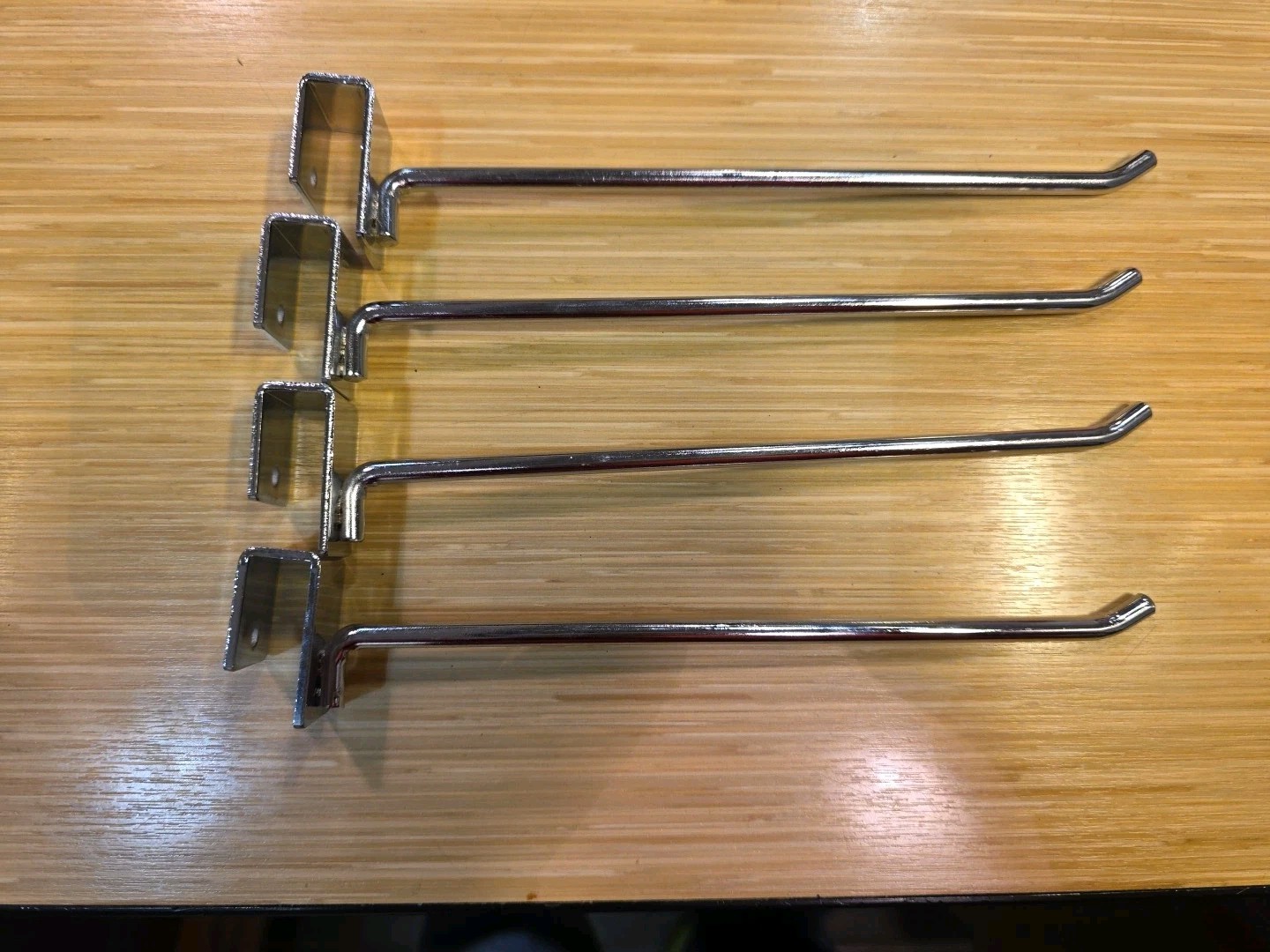 8”stainless steel UBar heavy duty hooks retail small business Lot Of 37