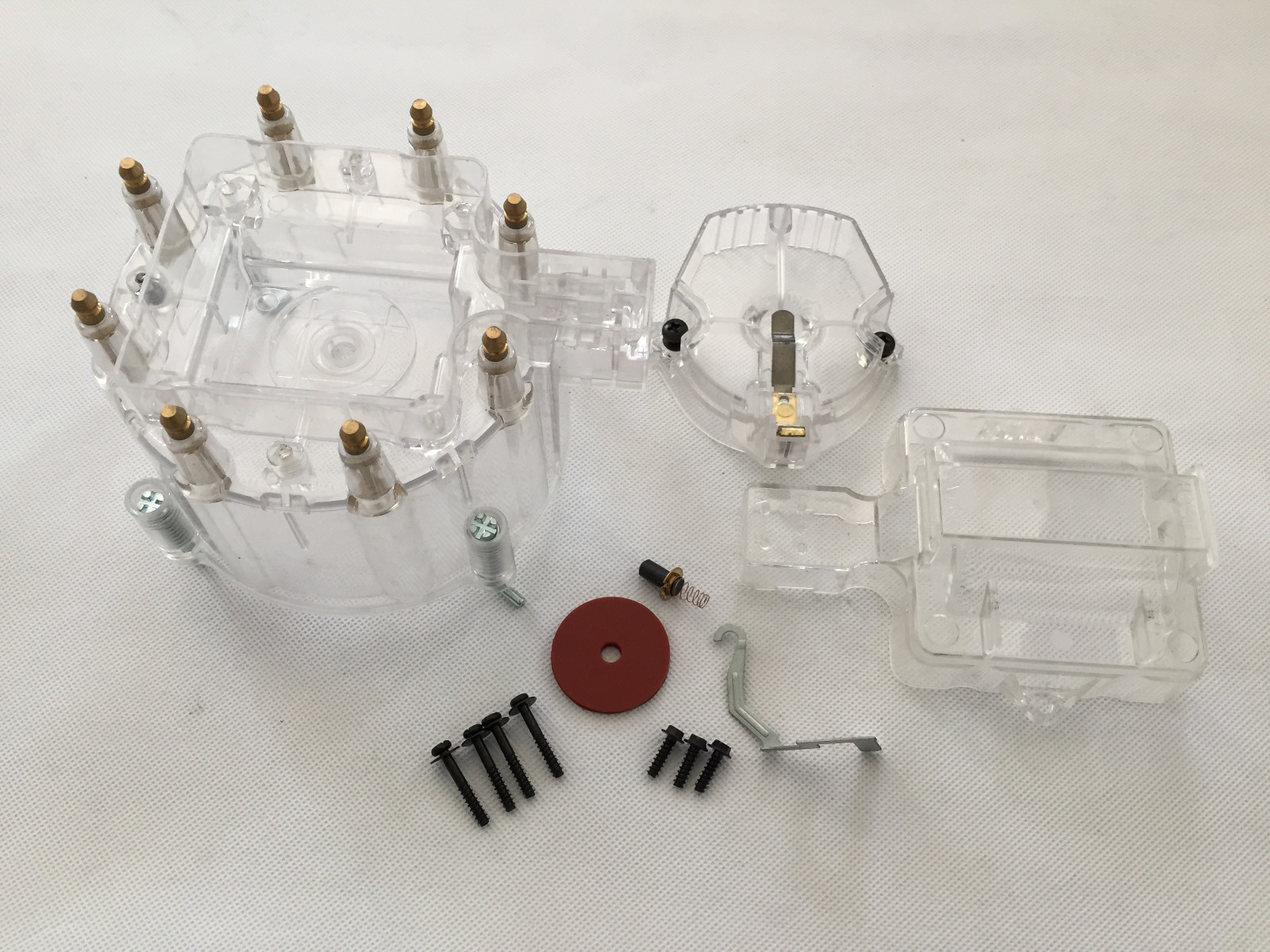 fit Clear Chevy Pontiac Buick Olds V8 HEI Performane  Cap & Rotor& coil kit