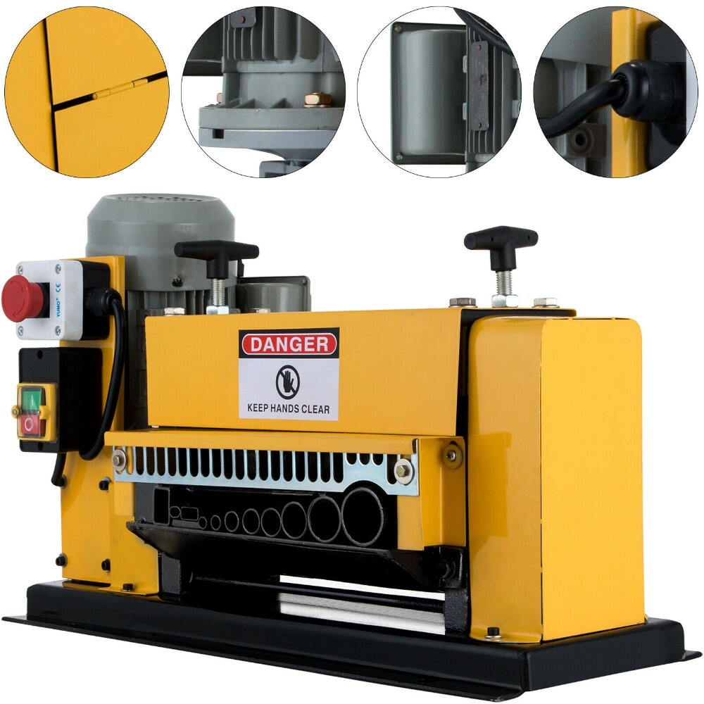 220V Scrap Cable Stripping Machine 1-38mm Wire Stripper peeling machine Recycly