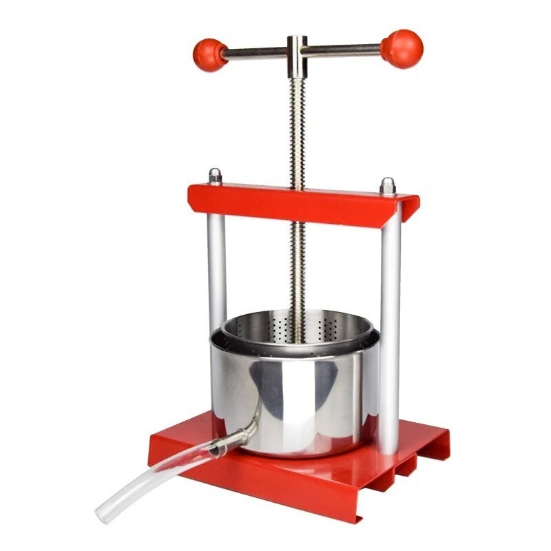 Household Stainless Steel Manual Vegetable and Meat Stuffing Squeezer Wine Press