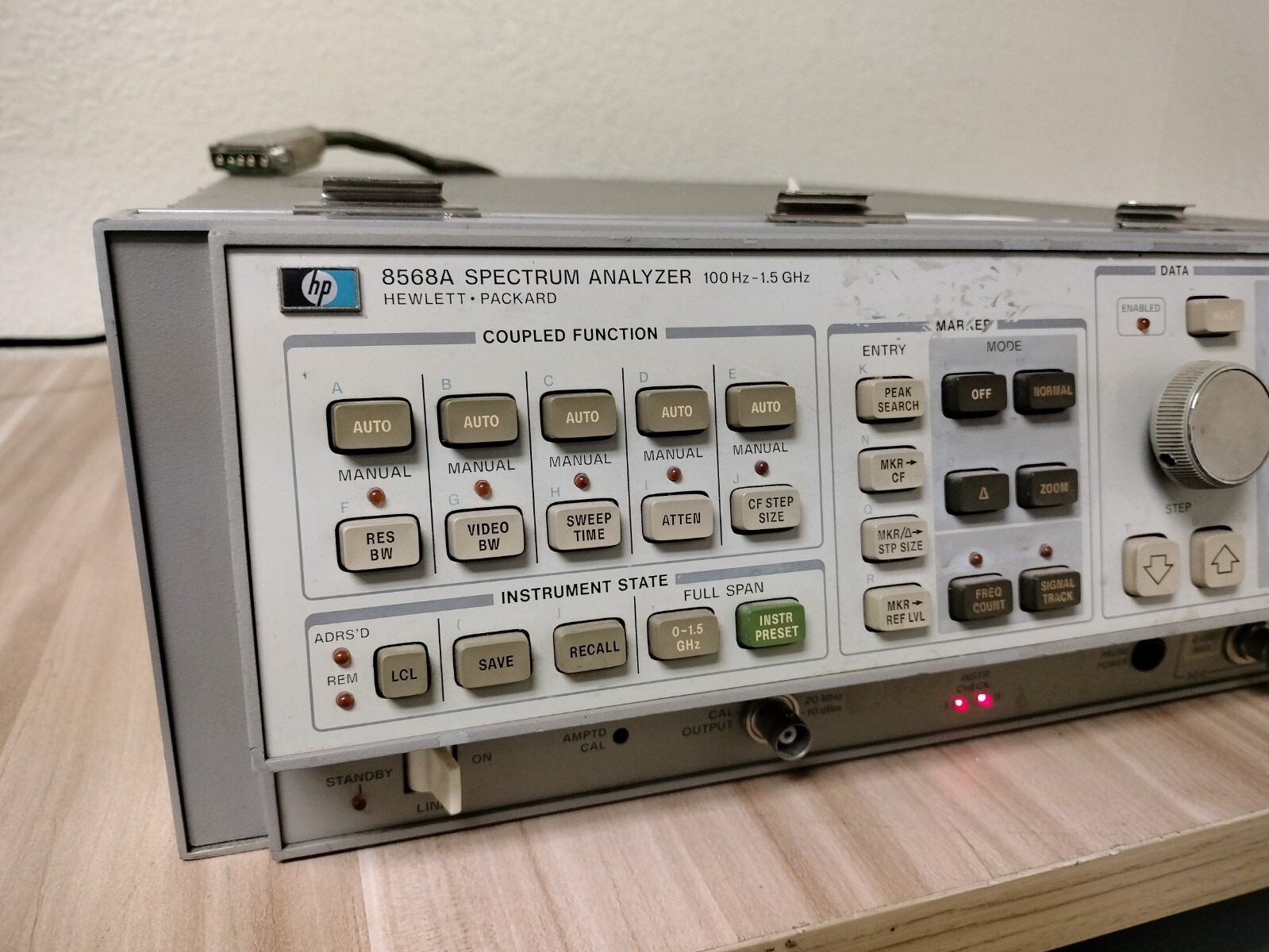 HP 85680A Benchtop Spectrum Analyzer RF SECTION 100Hz - 1.5GHz