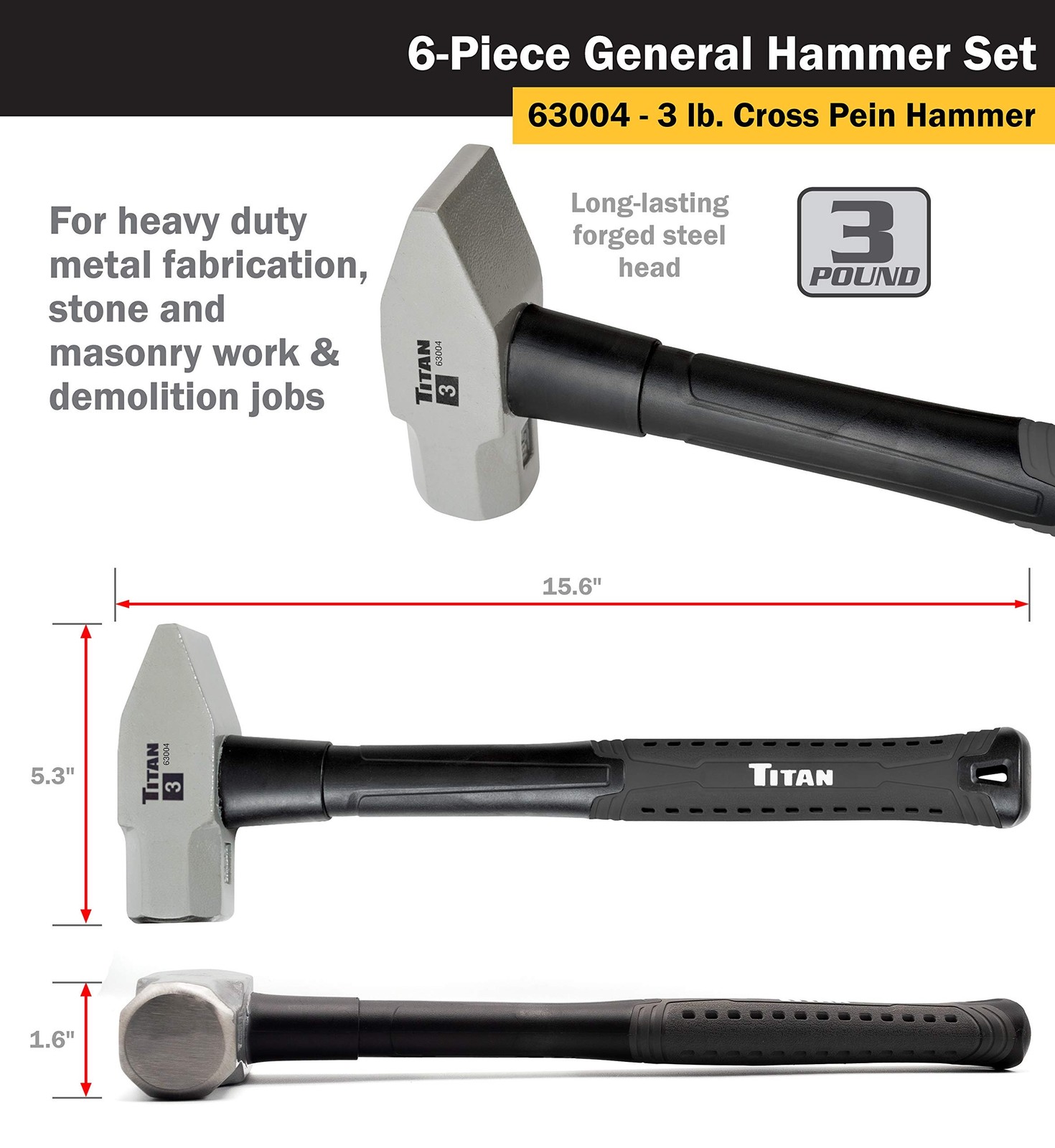 Piece Rubber Mallet Set Includes