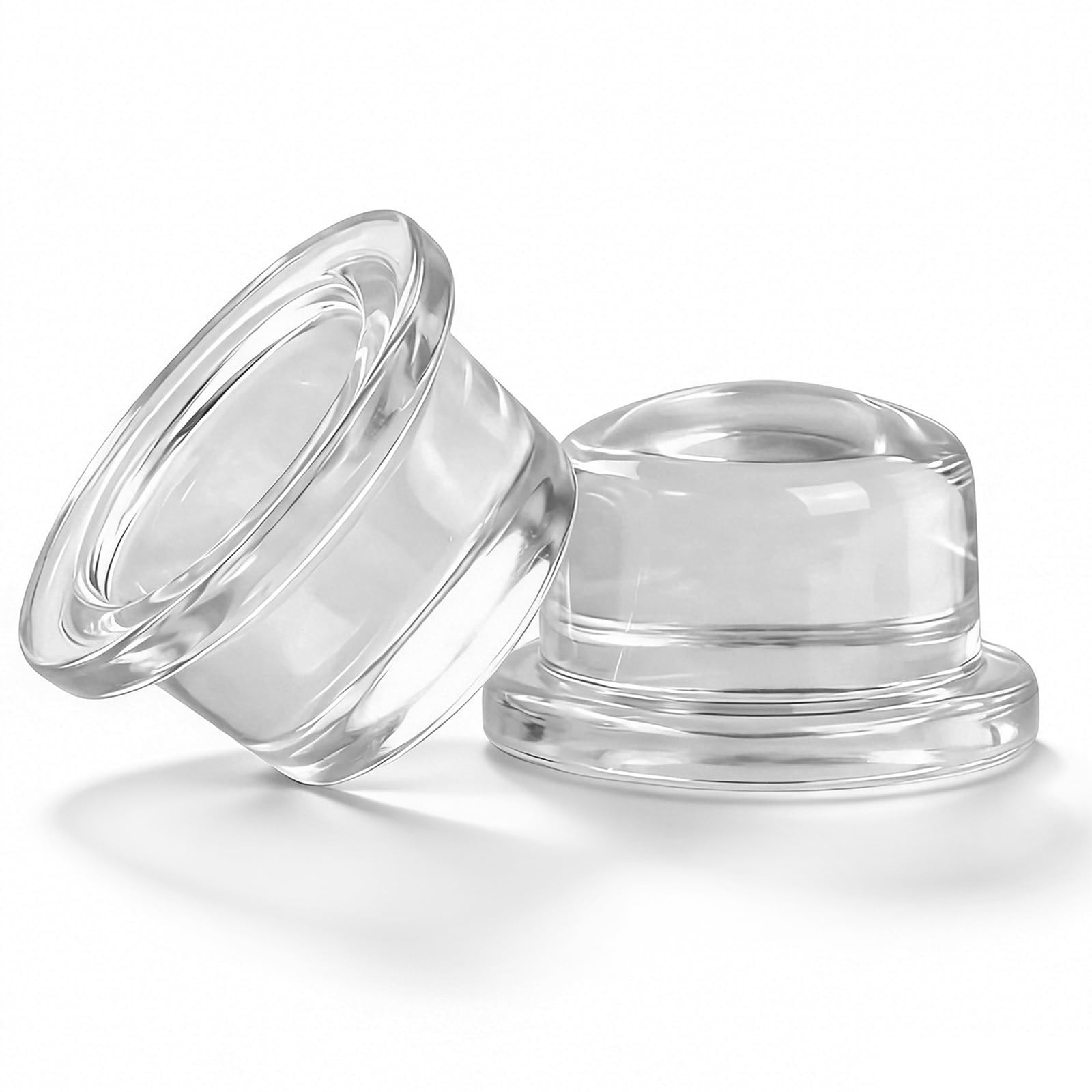 Clear 1.54 Inch Silicone Door Stoppers Thick Wall Protectors
