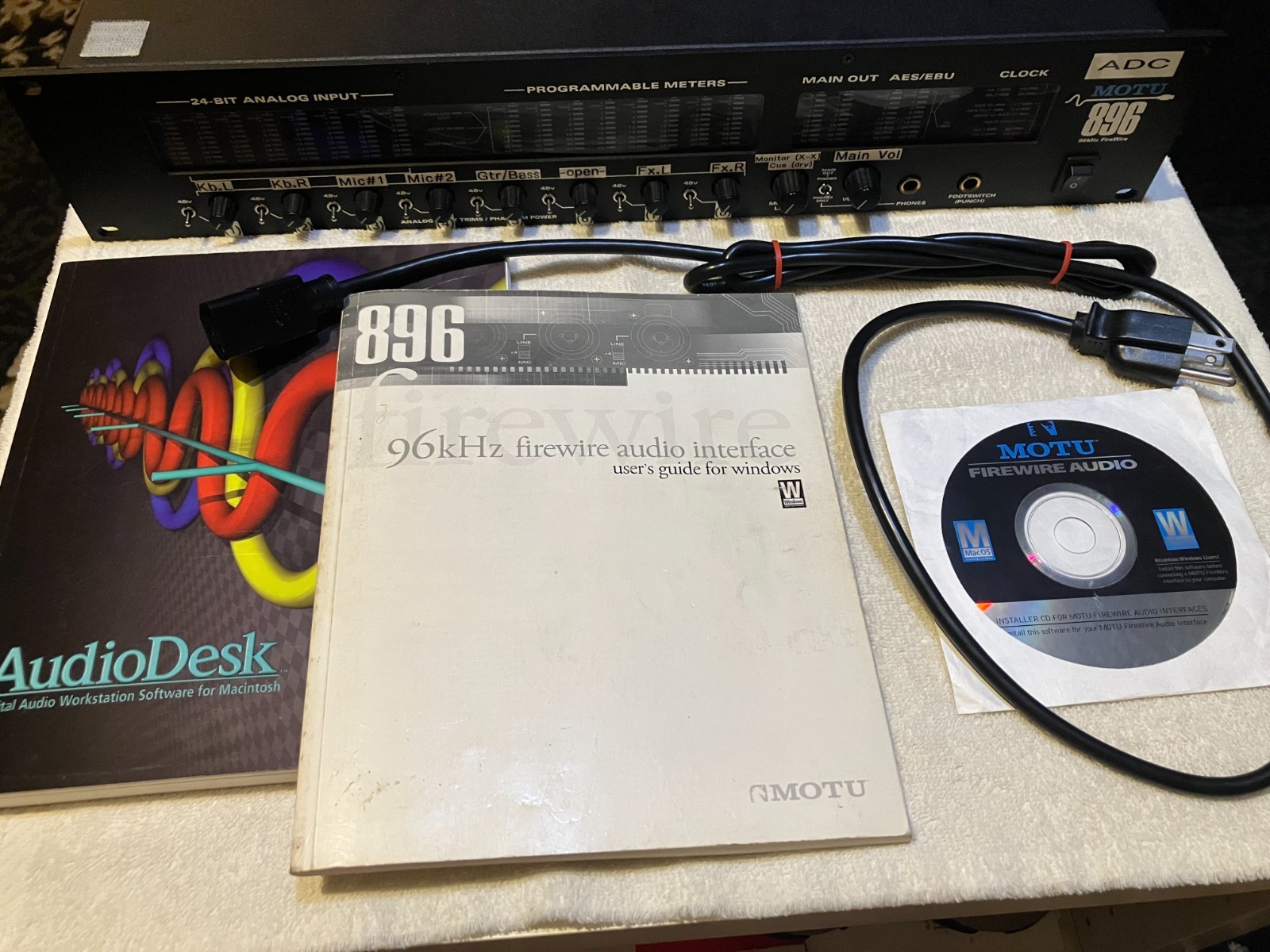 Motu 896 Original Firewire Digital Interface