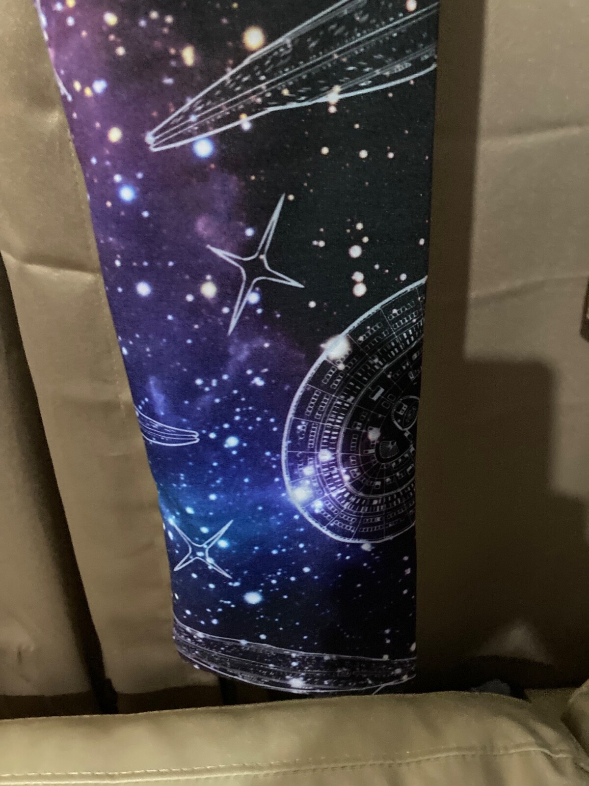Star Trek Enterprise unisex M Medium fantastic leggings NWT rainbow colors