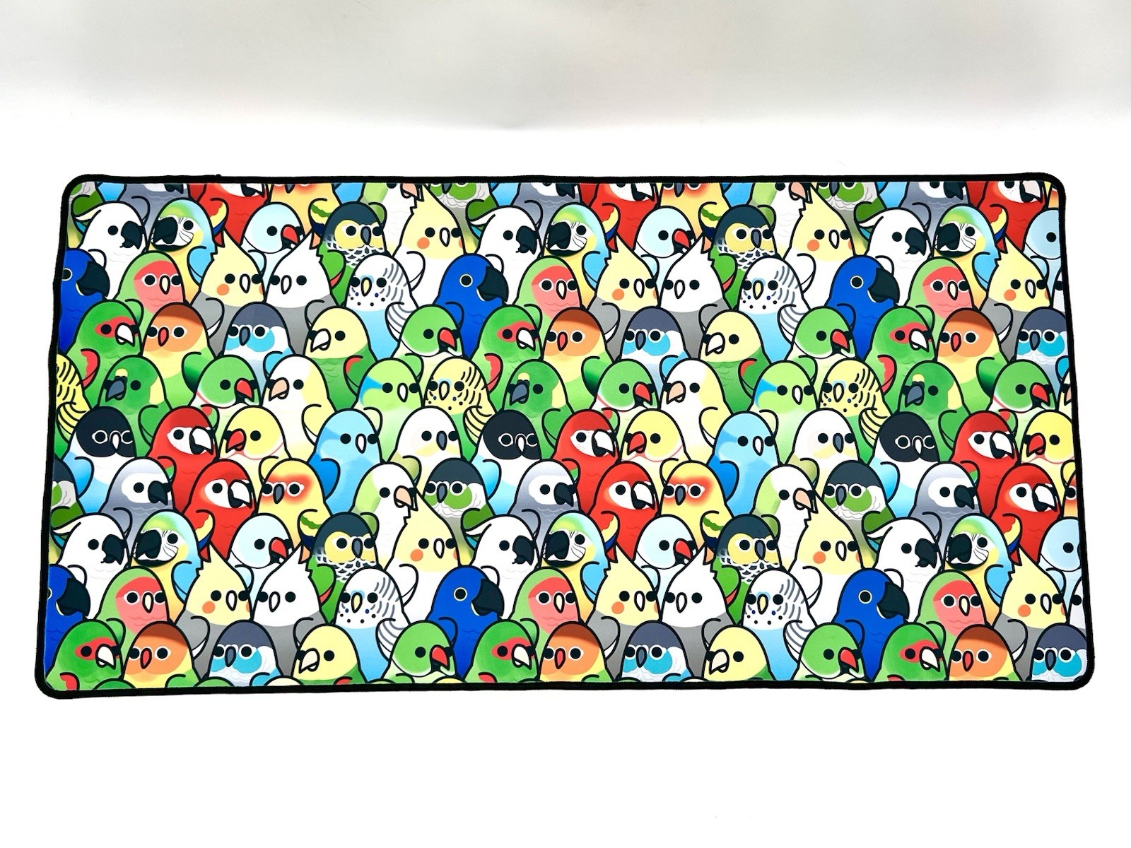 Too Many Birds Desk Mat Bird Squad Classic MaddeMichael 32 x 16