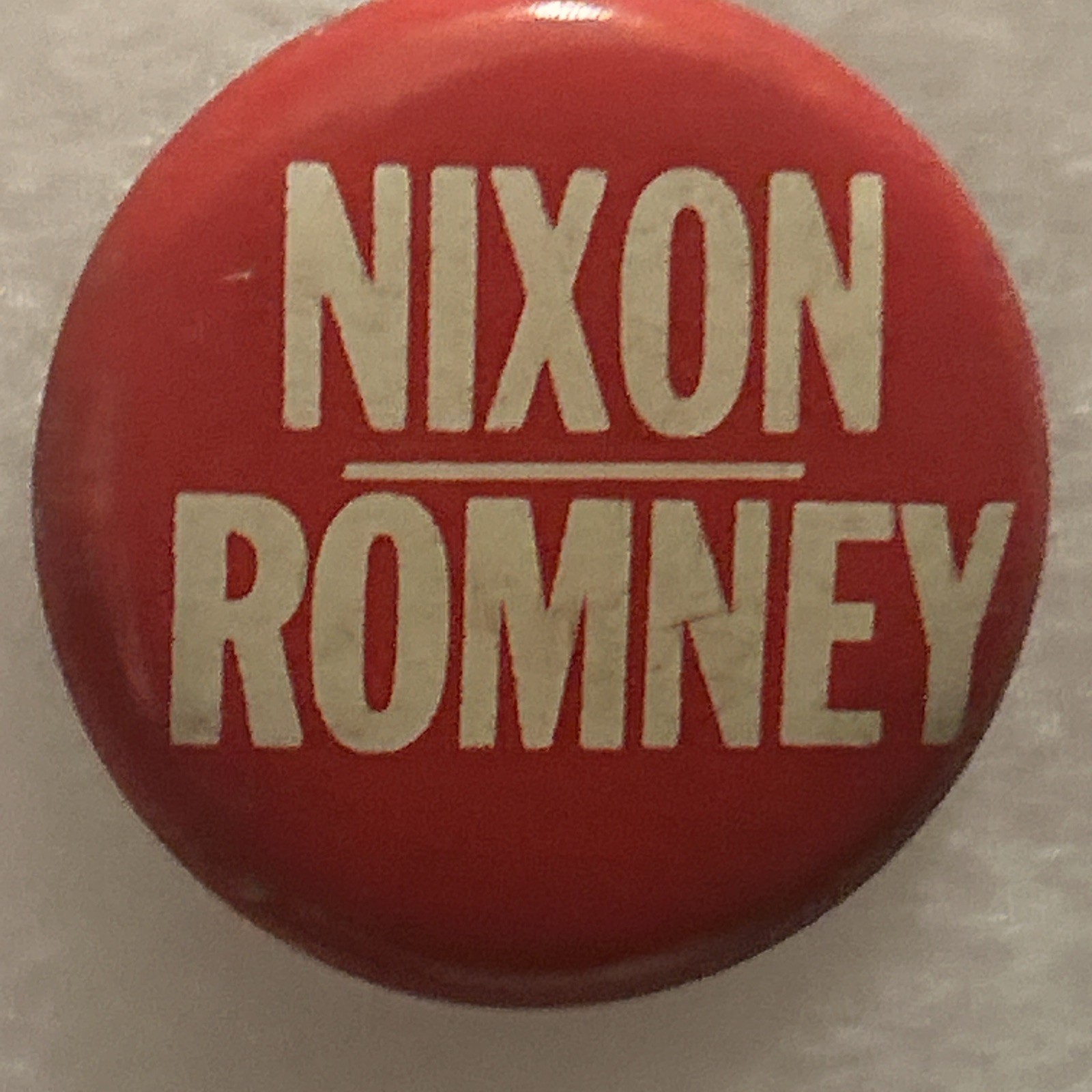 NIXON ROMNEY hopeful   1 3/8” pinback button pin