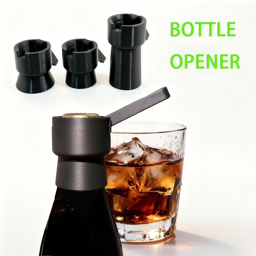 3D Printed Pop Up Bottle Opener - Fun Flipping Cap Launcher for Men Bar Tool