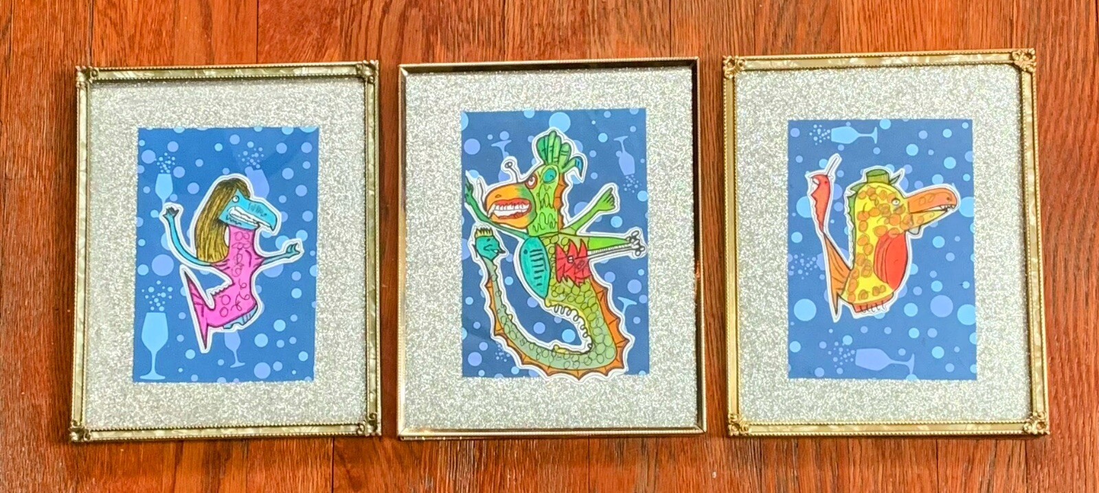 Not Your Everyday Kind Of Artwork Set Of 3 “See Whatever You Believe You Sea”