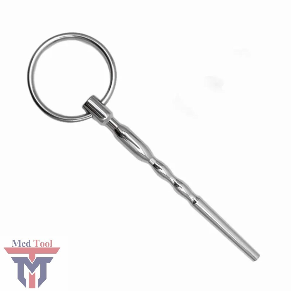 Male Stainless Steel Urethral Dilator Sound Penis Plug NEW