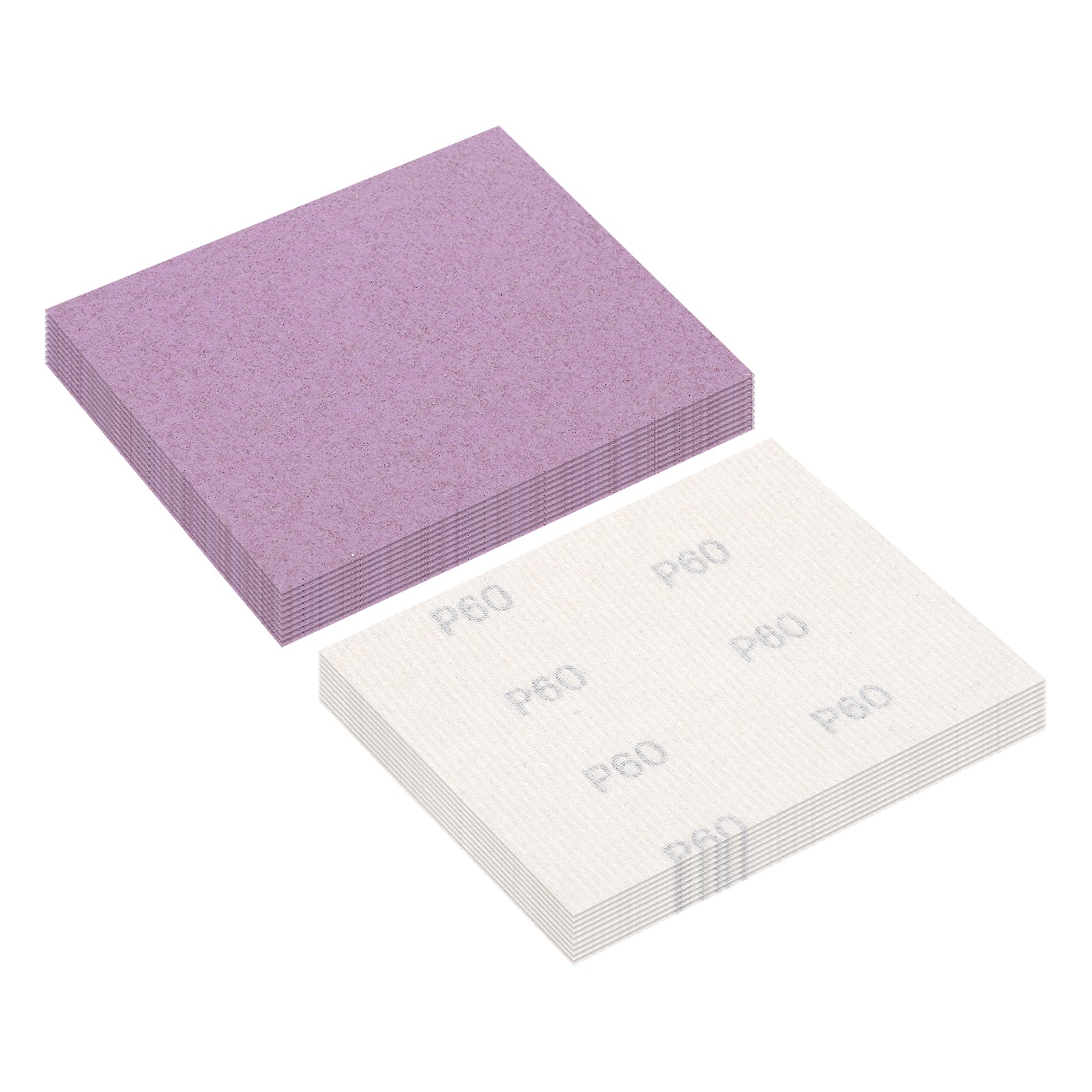 20pcs Sand Papers - [4.5 x 5.5 Inch x 60 Grits] Alumina Sandpaper Sheets