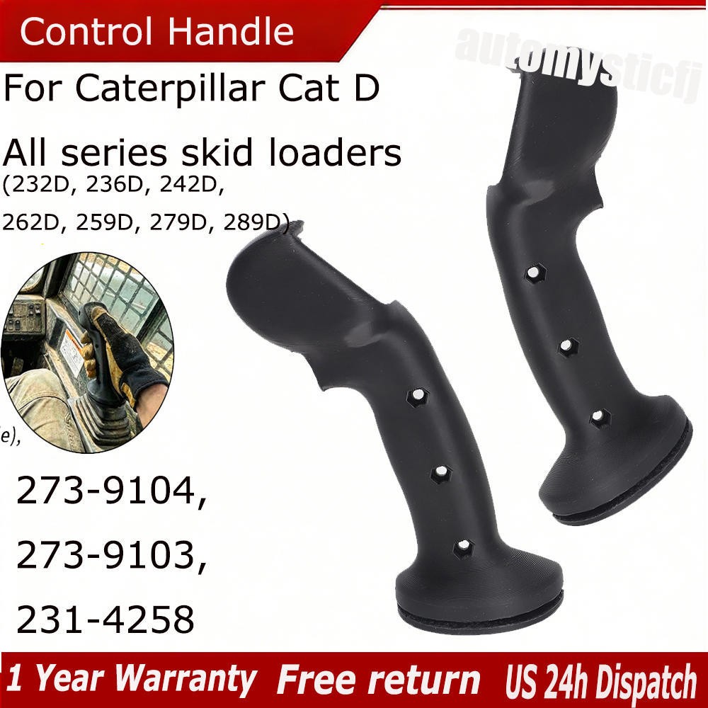For Caterpillar Cat D Series Skidloader Replacement Plastic Handle Set Black US
