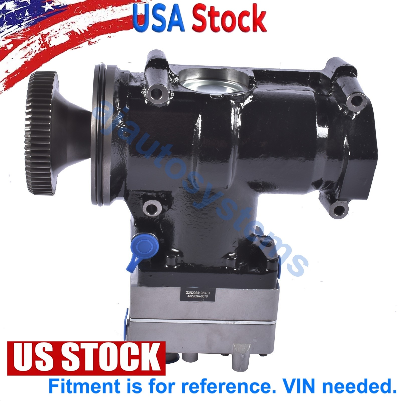 NEW Air Brake Compressor with Gear for Paccar MX13 2139800 9122180000 9122180020