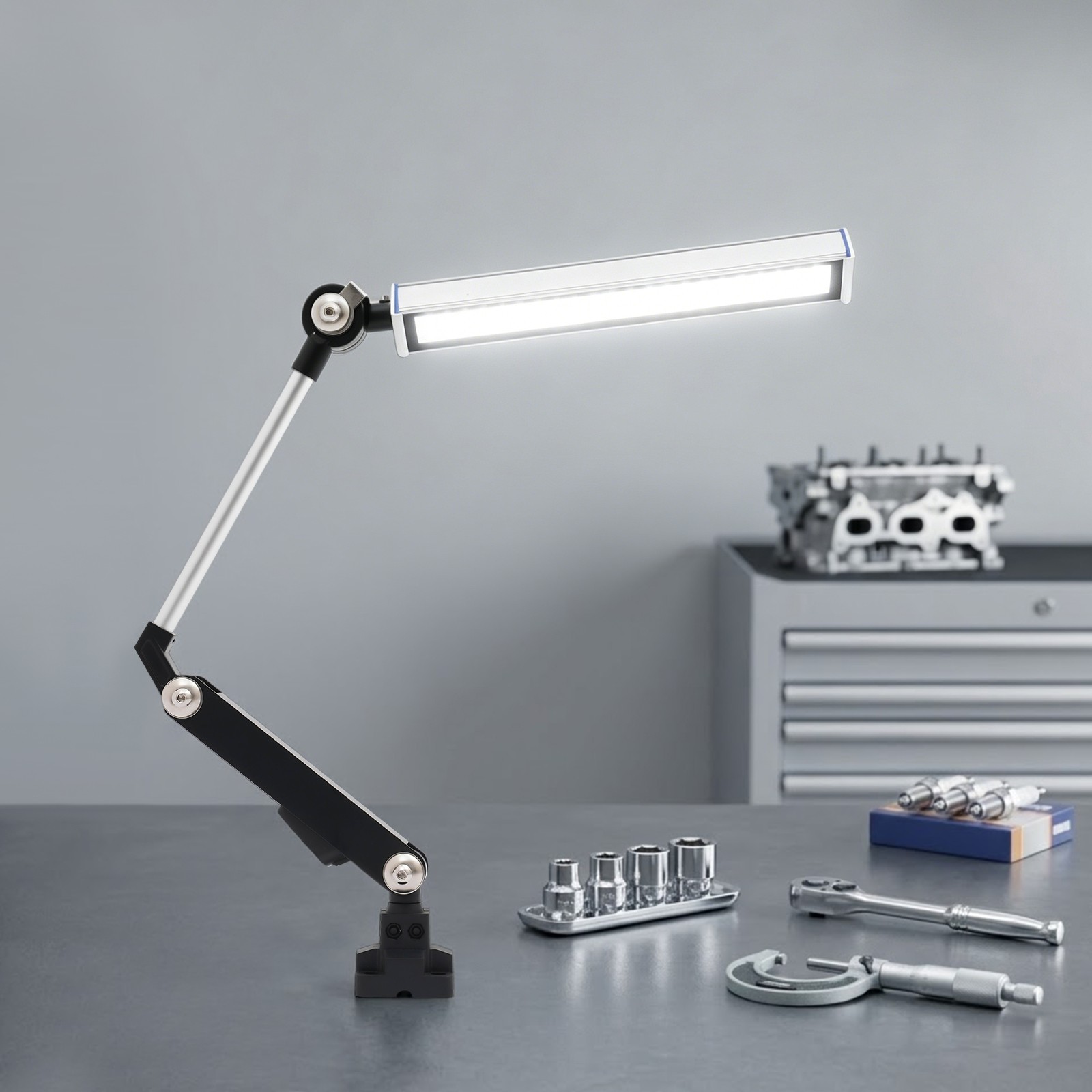 LED Machine Work Light,16W LED Rotatable Work Light for CNC Lathe Drill Table
