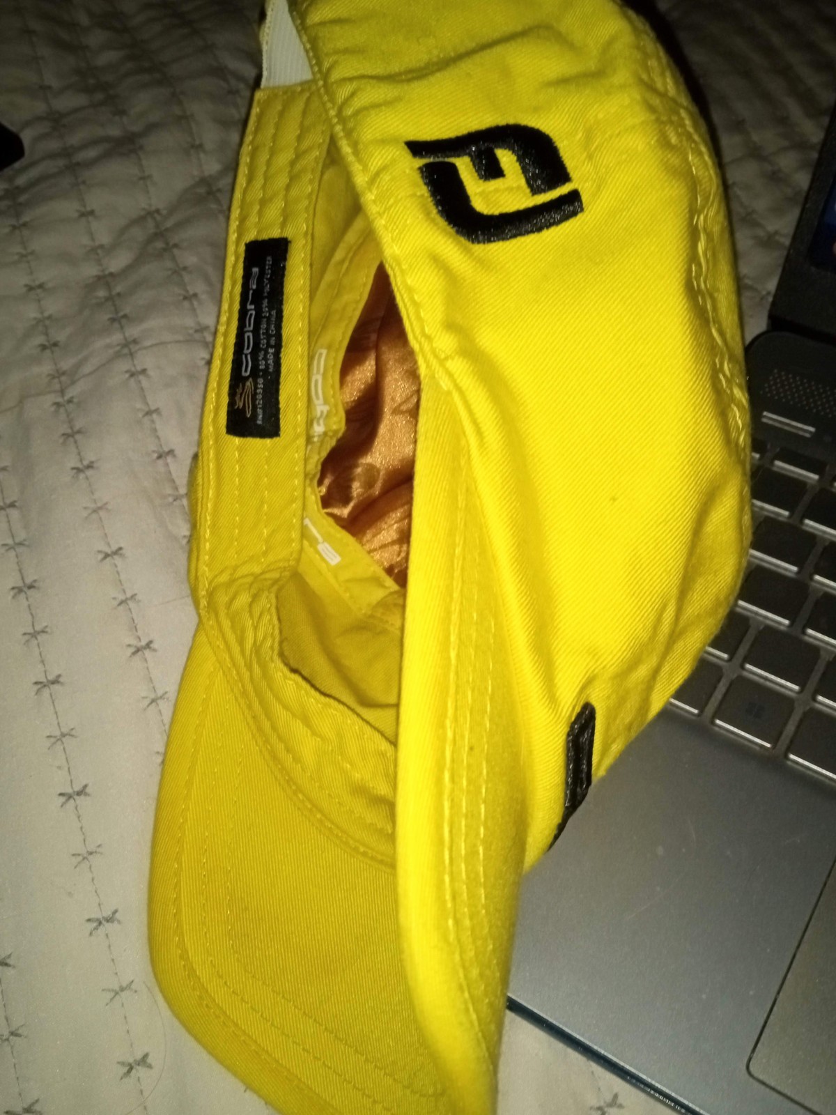 FJ Cobra Pro V1 cap Yellow