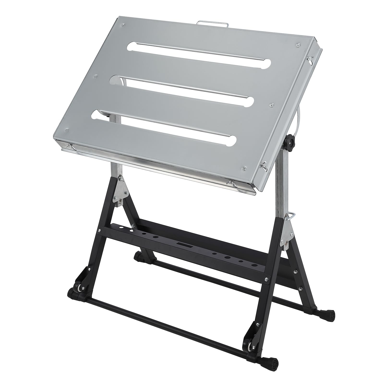 Welding Table 46" x 18" 1000LBS Folding Workbench Adjustable Height for Garage