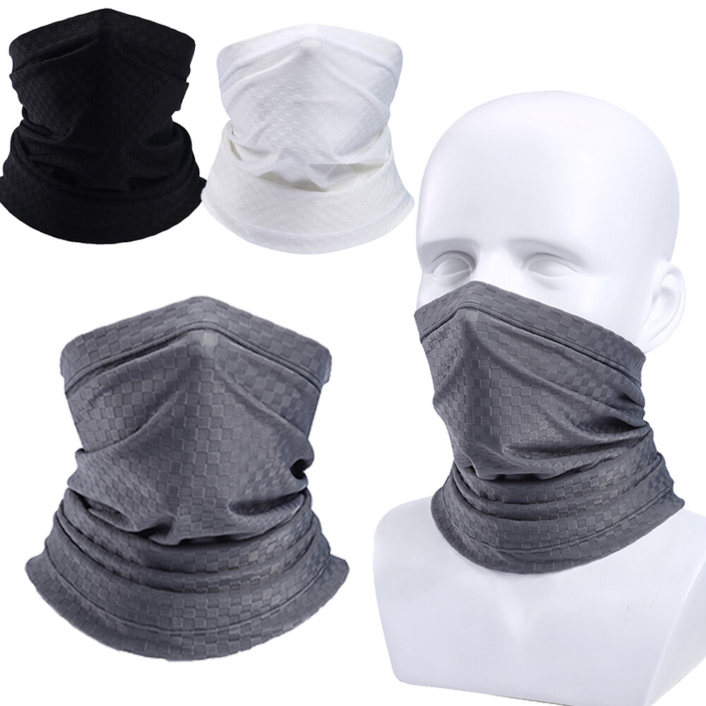 Neck Gaiter Bandana Cooling Half Face Mask Headband Cover Balaclava Bike Scarf