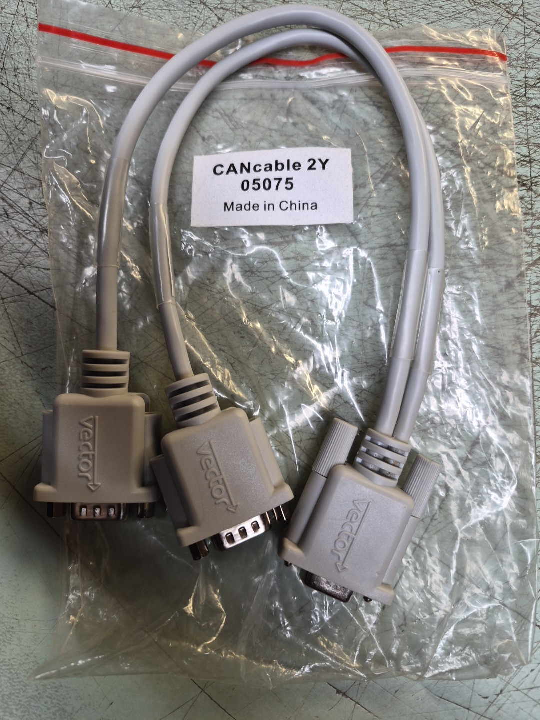 Vector CANcable 2Y Splitter Interface CAN Cable - Part No. 05075