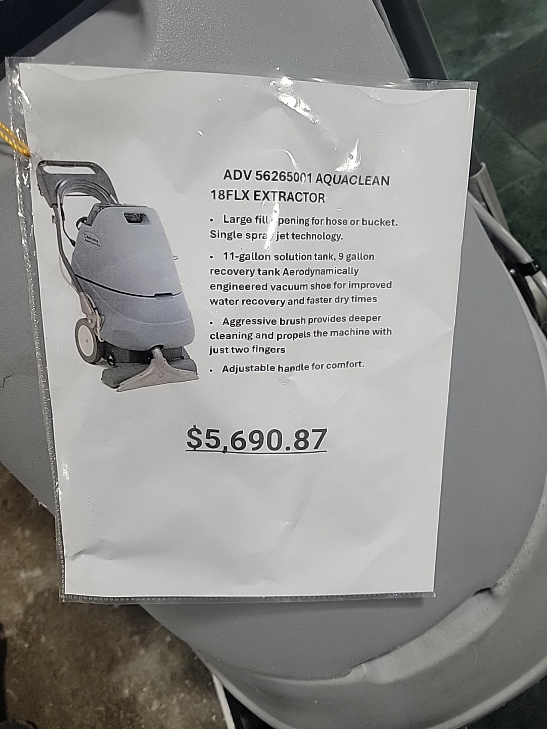 Adv 56265001 Aquaclean 18flx Extractor