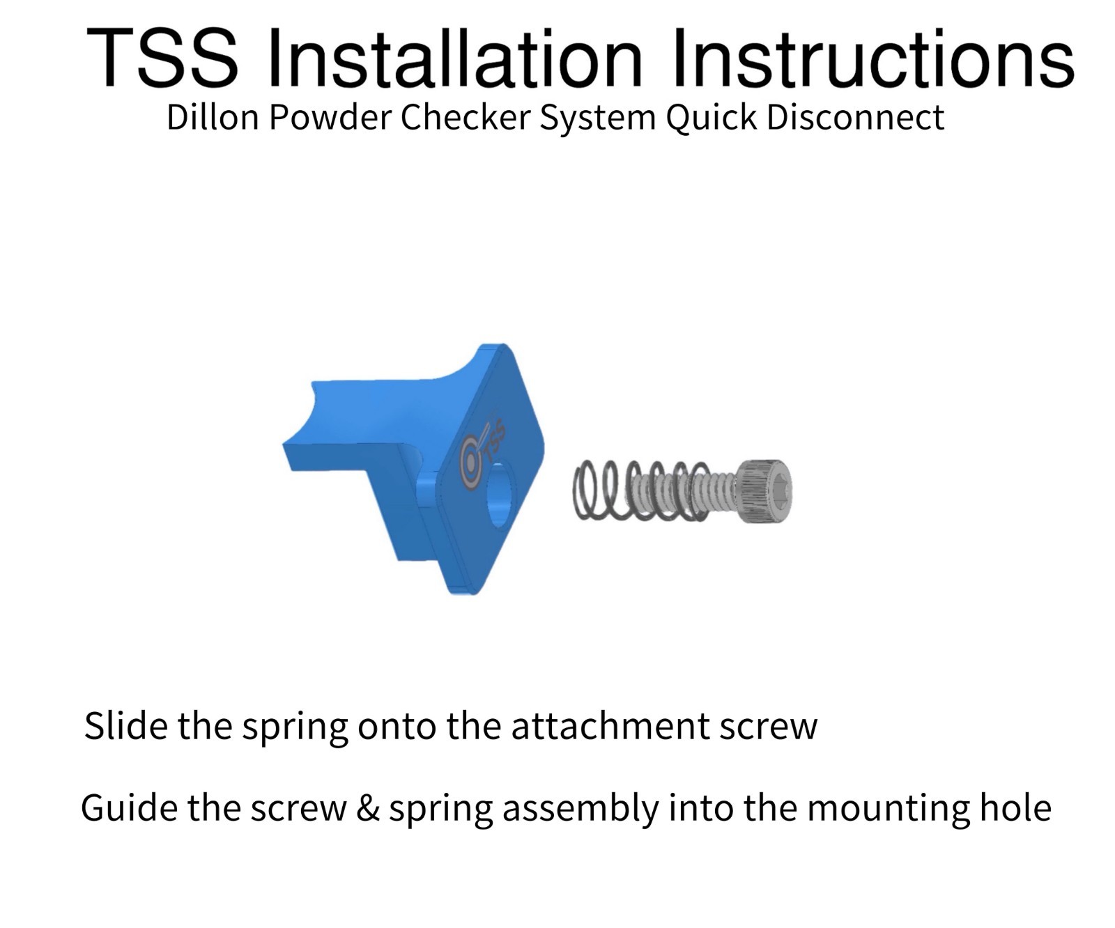 TSS Dillon Powder Checker Quick Disconnect Upgrade