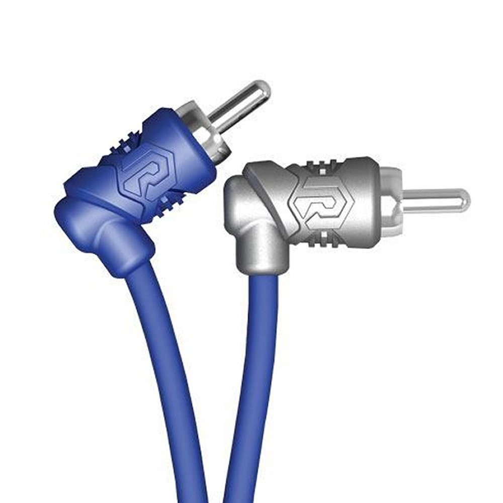 Metra Raptor R4RA2F1M Mid Series Dual Twist Right Angle 2 Channel RCA Y-Adaptor