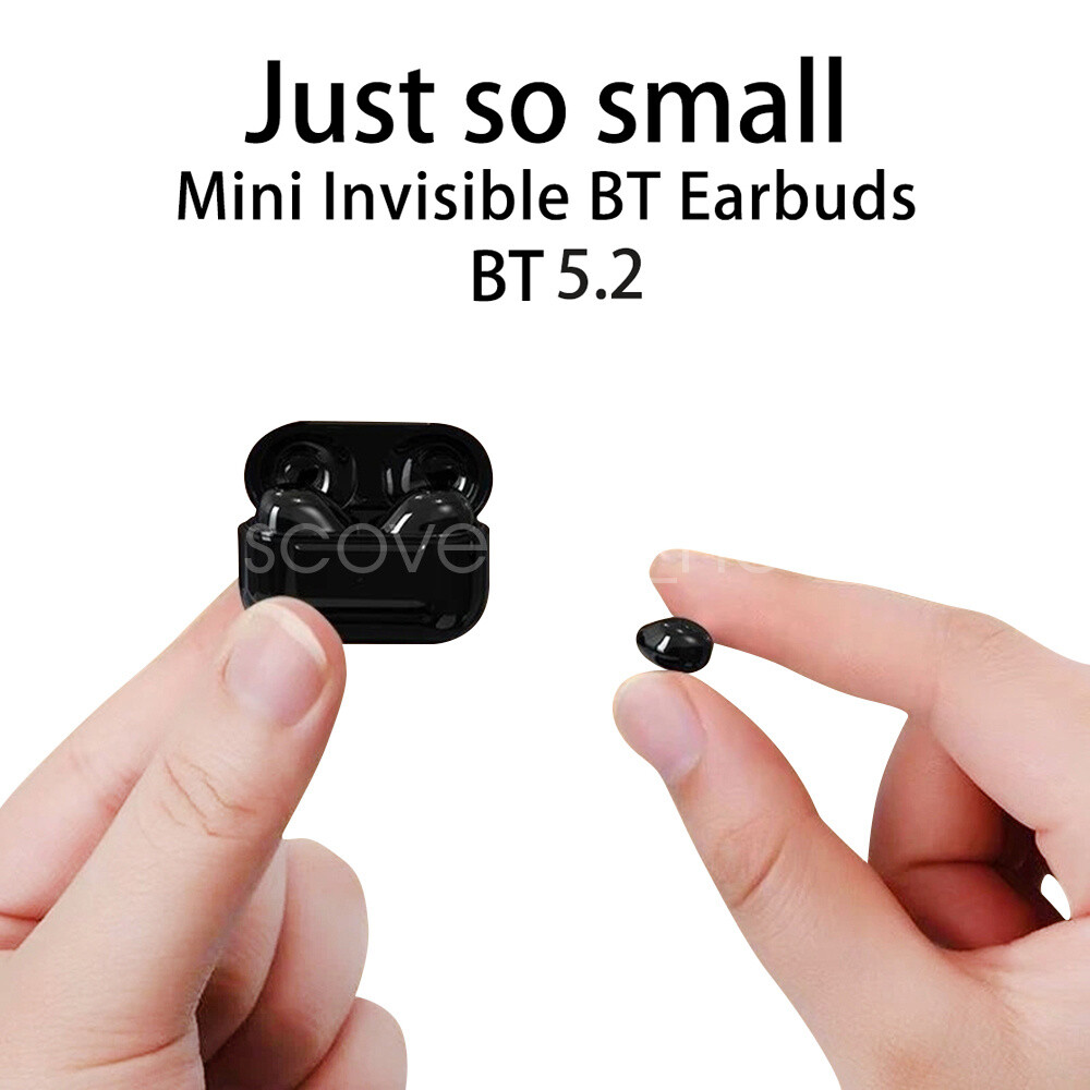 NEW Invisible Earbuds Micro Bluetooth Earbuds Sleep TWS Wireless Earphones Mini