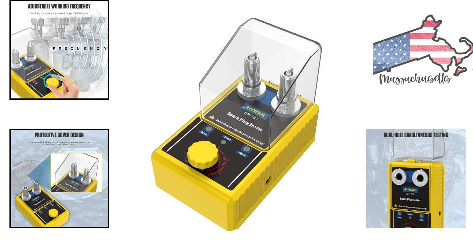 Automotive Spark Plug Tester - Analyzes Ignition Intensity & Performance