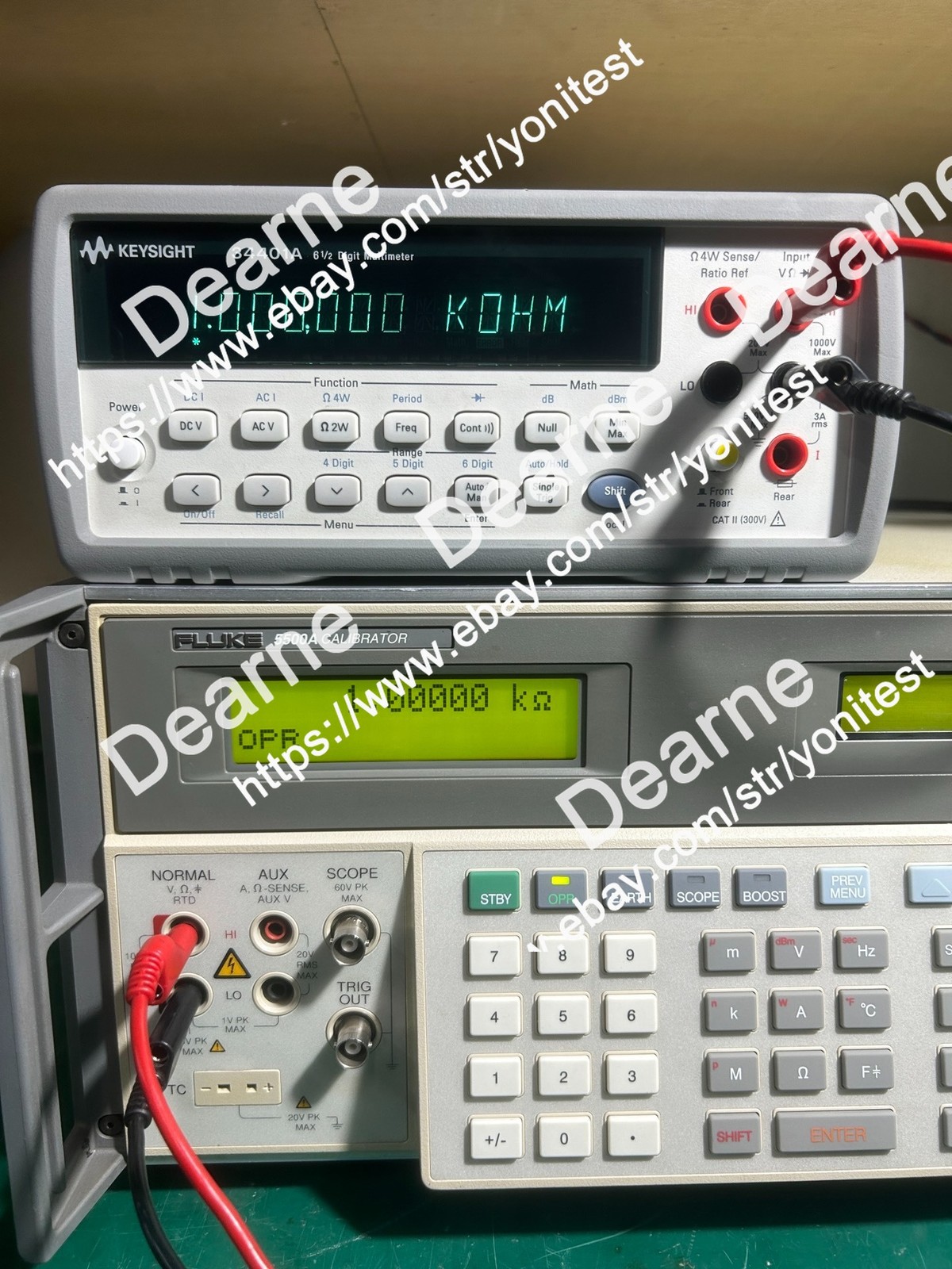 Fluke 5500A Multi-Function Calibrator/-good test