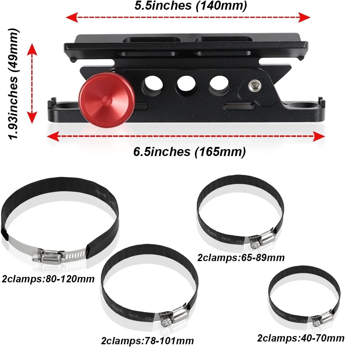 Universal Adjustable Quick Release Roll Bar Fire Extinguisher Mount Holder Co...