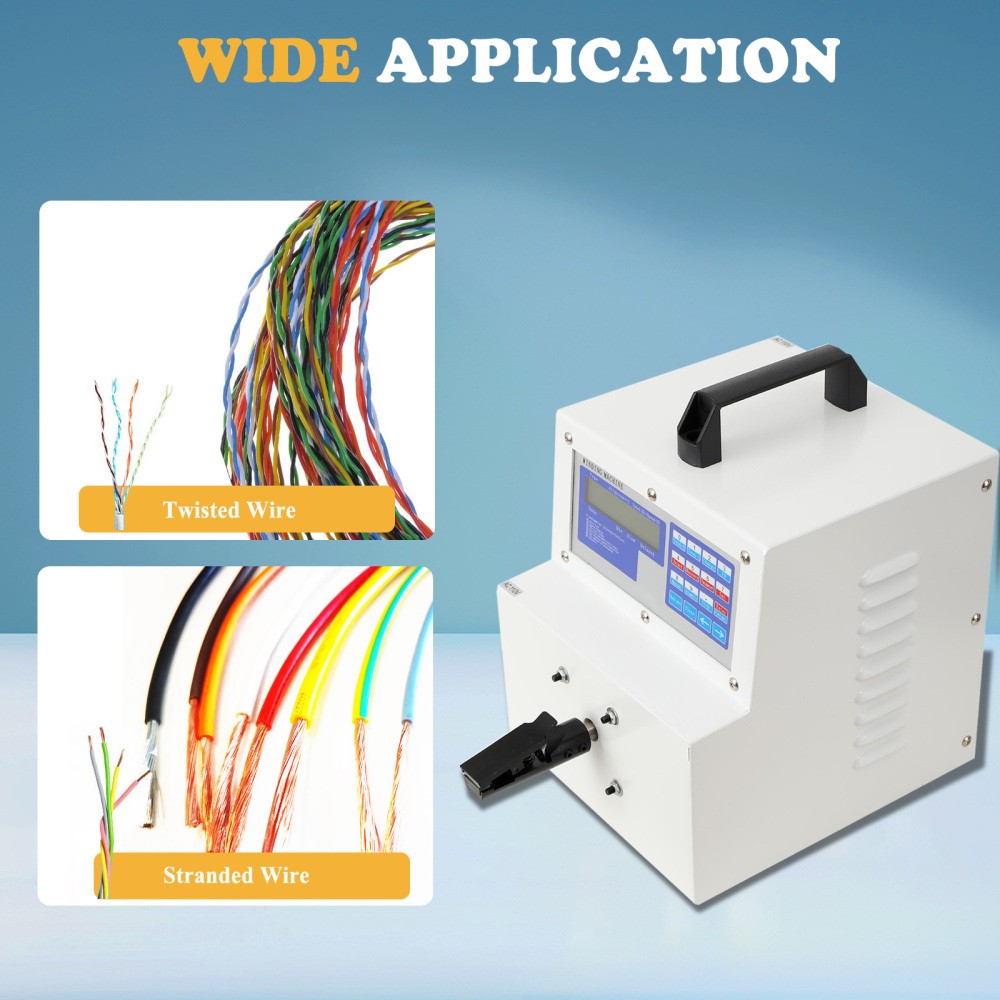 110V 15W Automatic Wire Twisting Machine Highspeed Wire Twister Speed Adjustable
