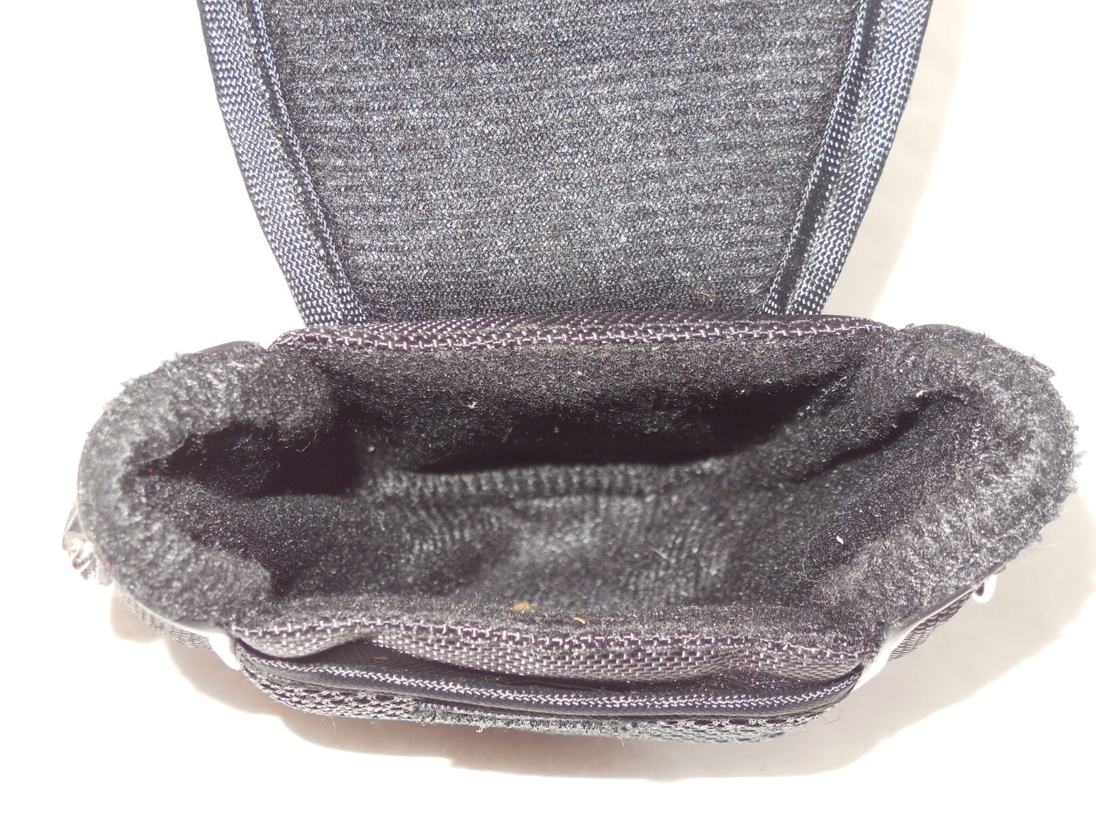 Digital Camera Case Black Protective Padded Lined 4" x 2.5" with strap