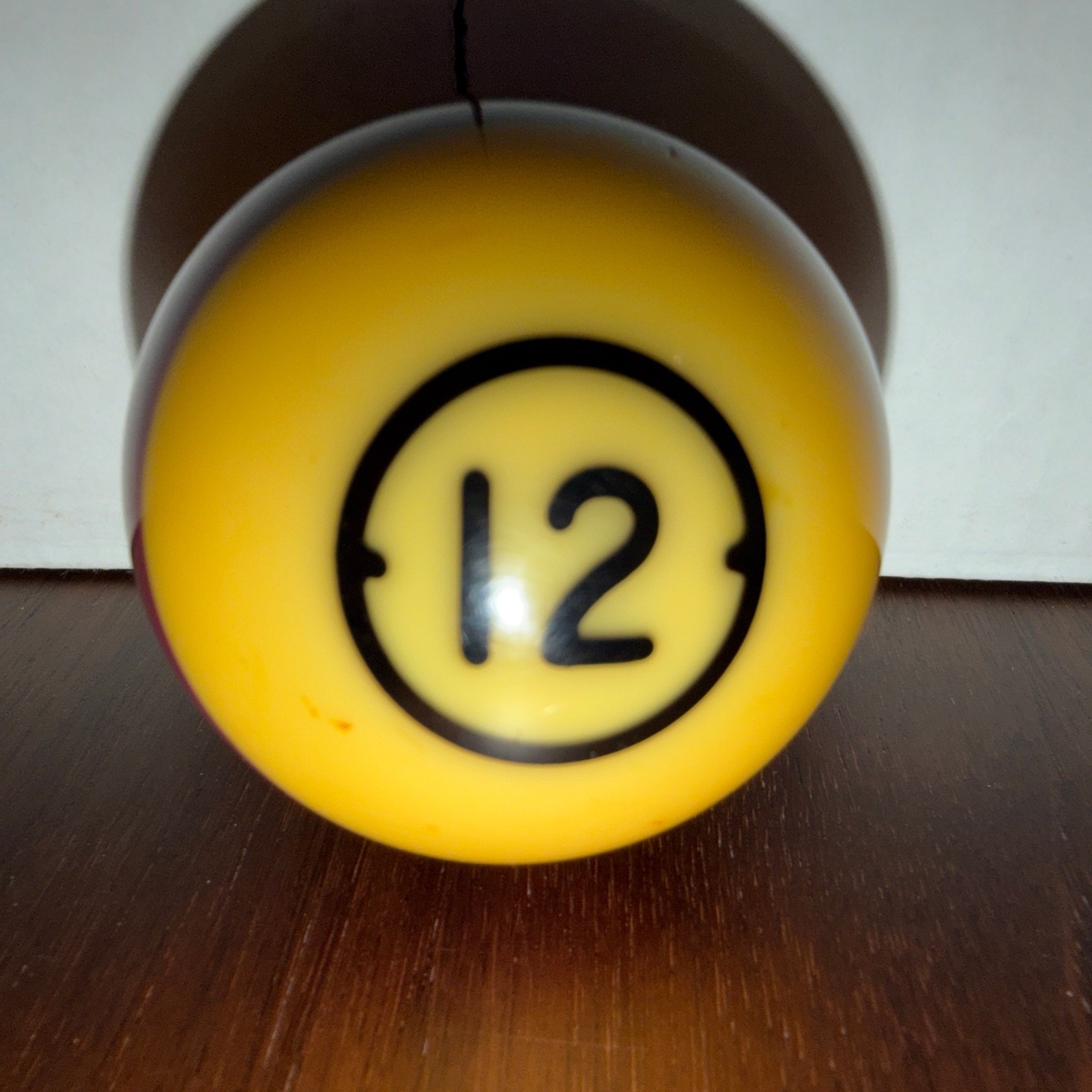 VINTAGE BRUNSWICK CENTENNIAL PRE 1981 BILLIARD POOL REPLACEMENT 2 1/4” BALL # 12