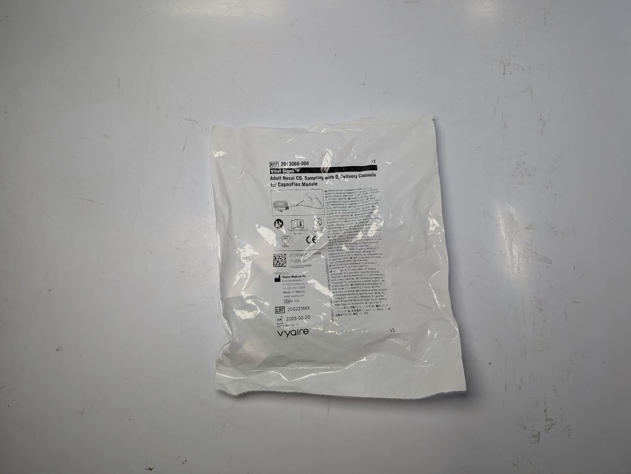NEW Adult Nasal CO2 sampling with O2 Delivery Cannula for CapnoFlex Module