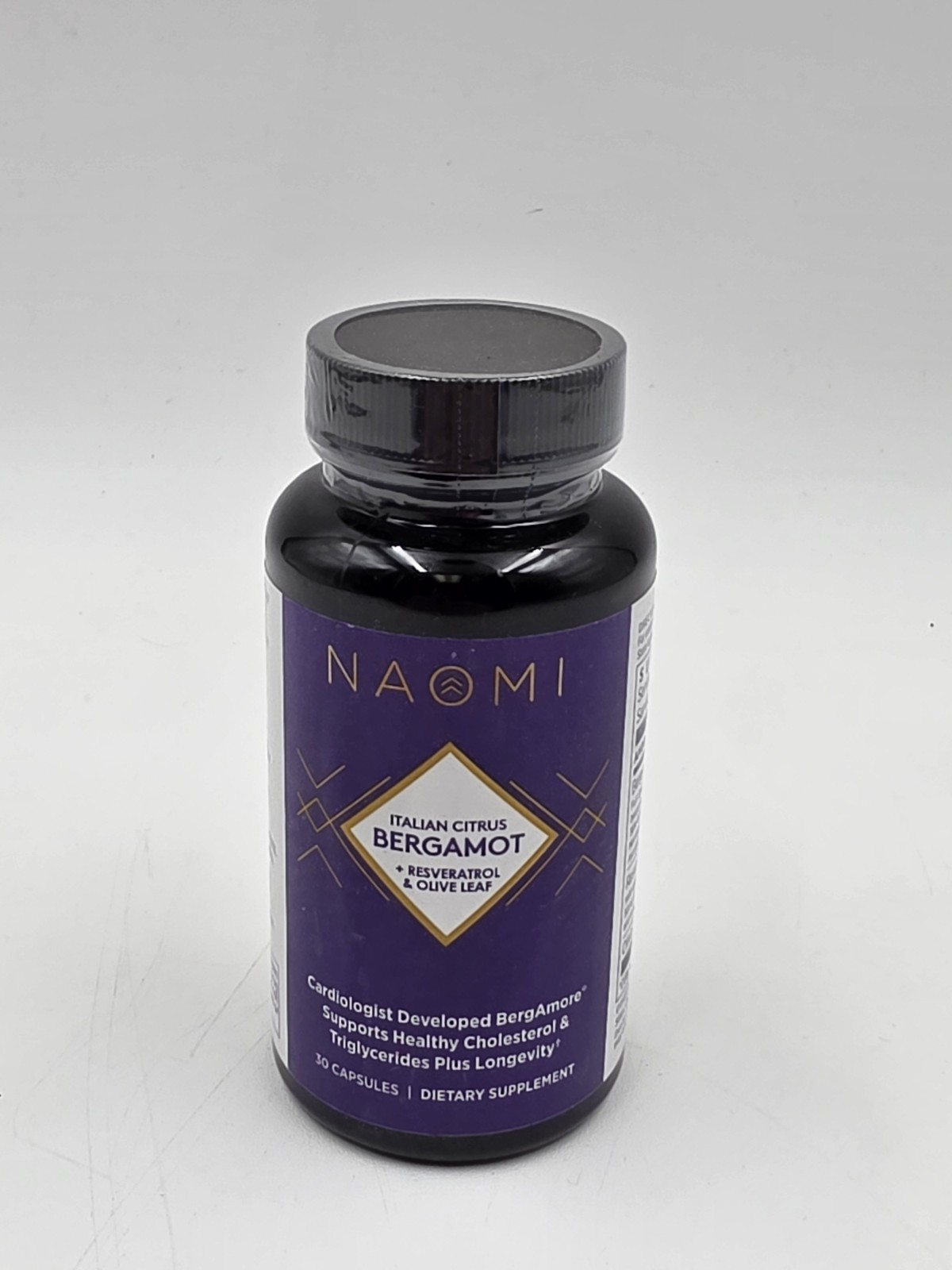 Naomi Italian Citrus Bergamot Supplement 30 Capsules Daily Wellness Support