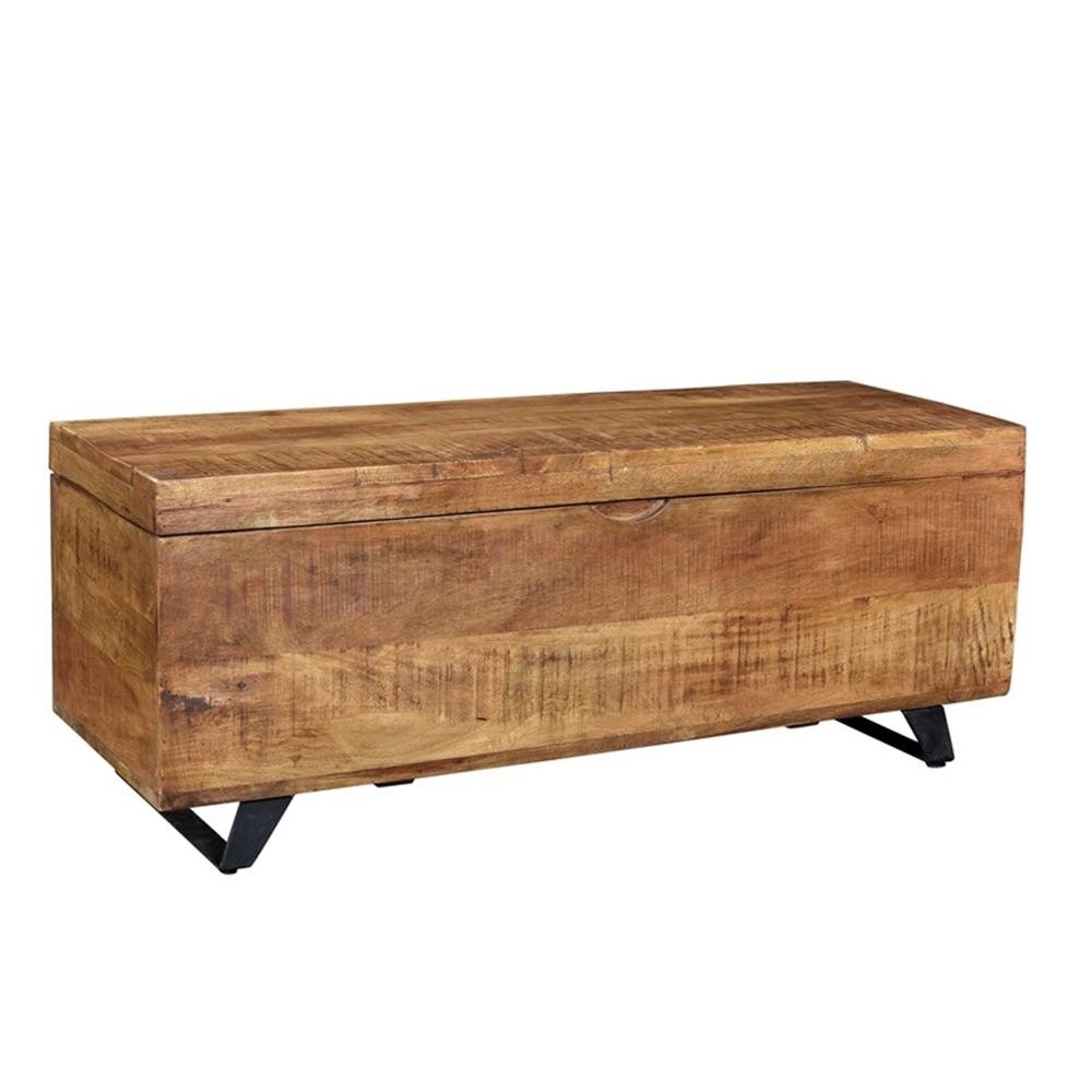 Anaheim Rockefeller Solid Wood Storage Chest in Natural