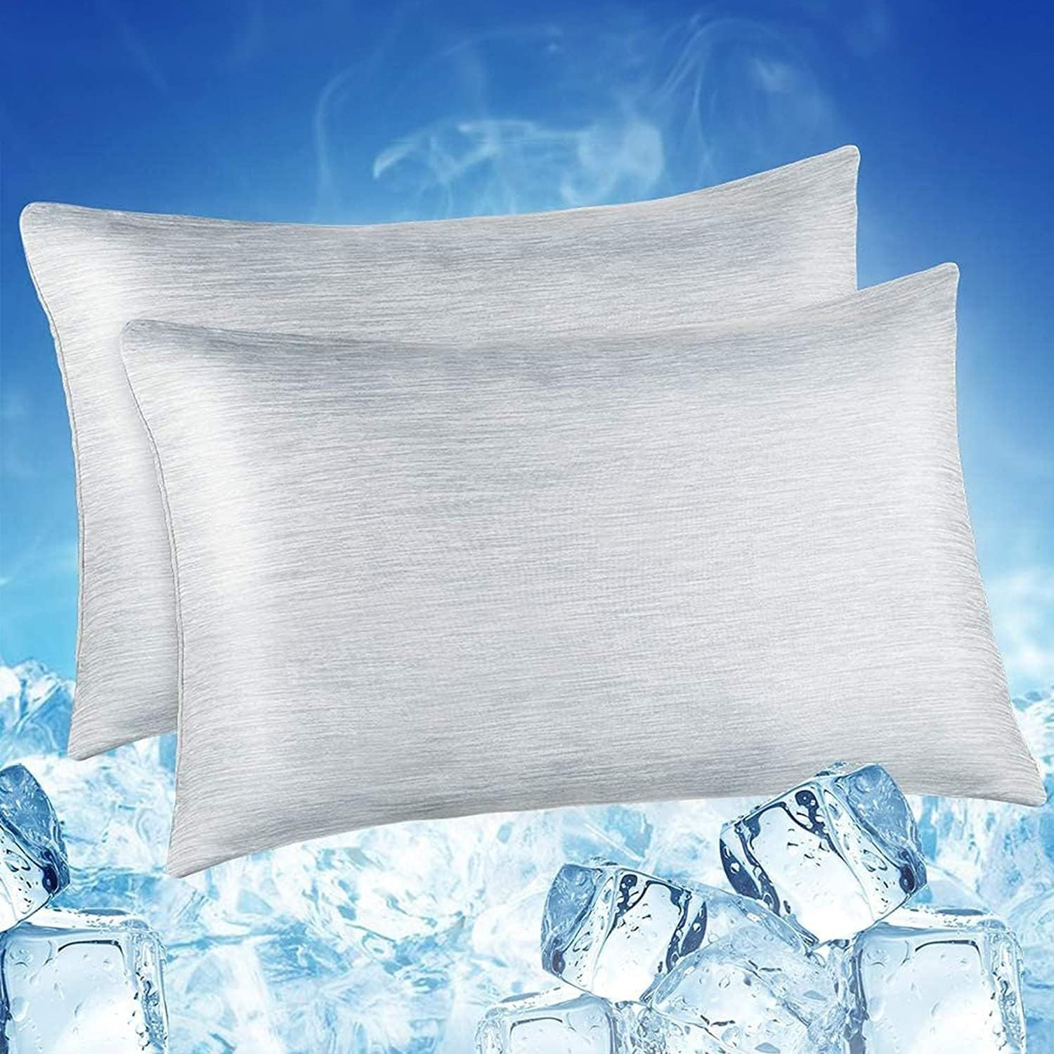 Avolare 2 Pack Cooling Pillow Cases, Arc-Chill Q-Max 0.5 Stretch Cooling Pillowc